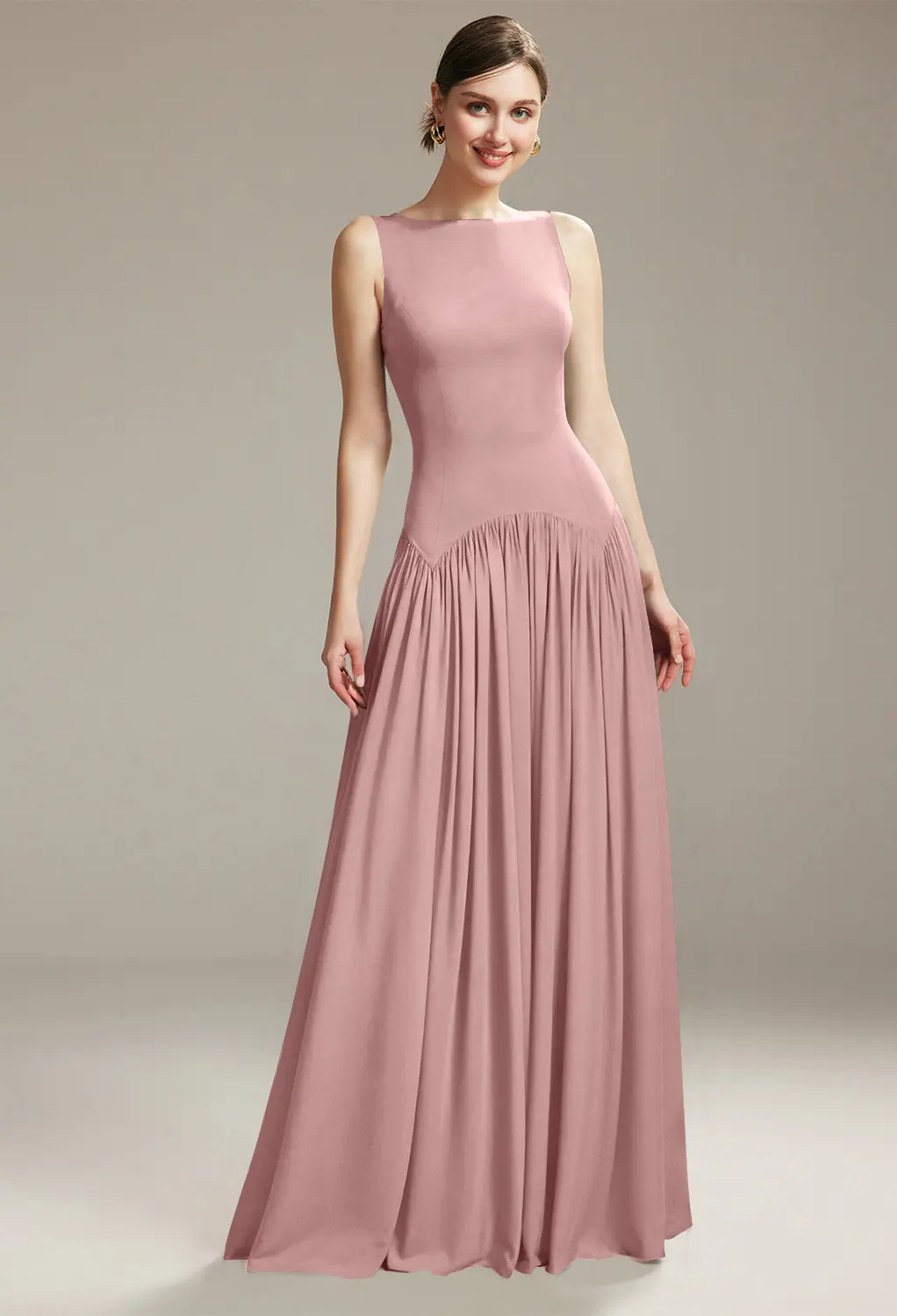 Dusty Rose Wedding Guest Dresses | AW.Bridal