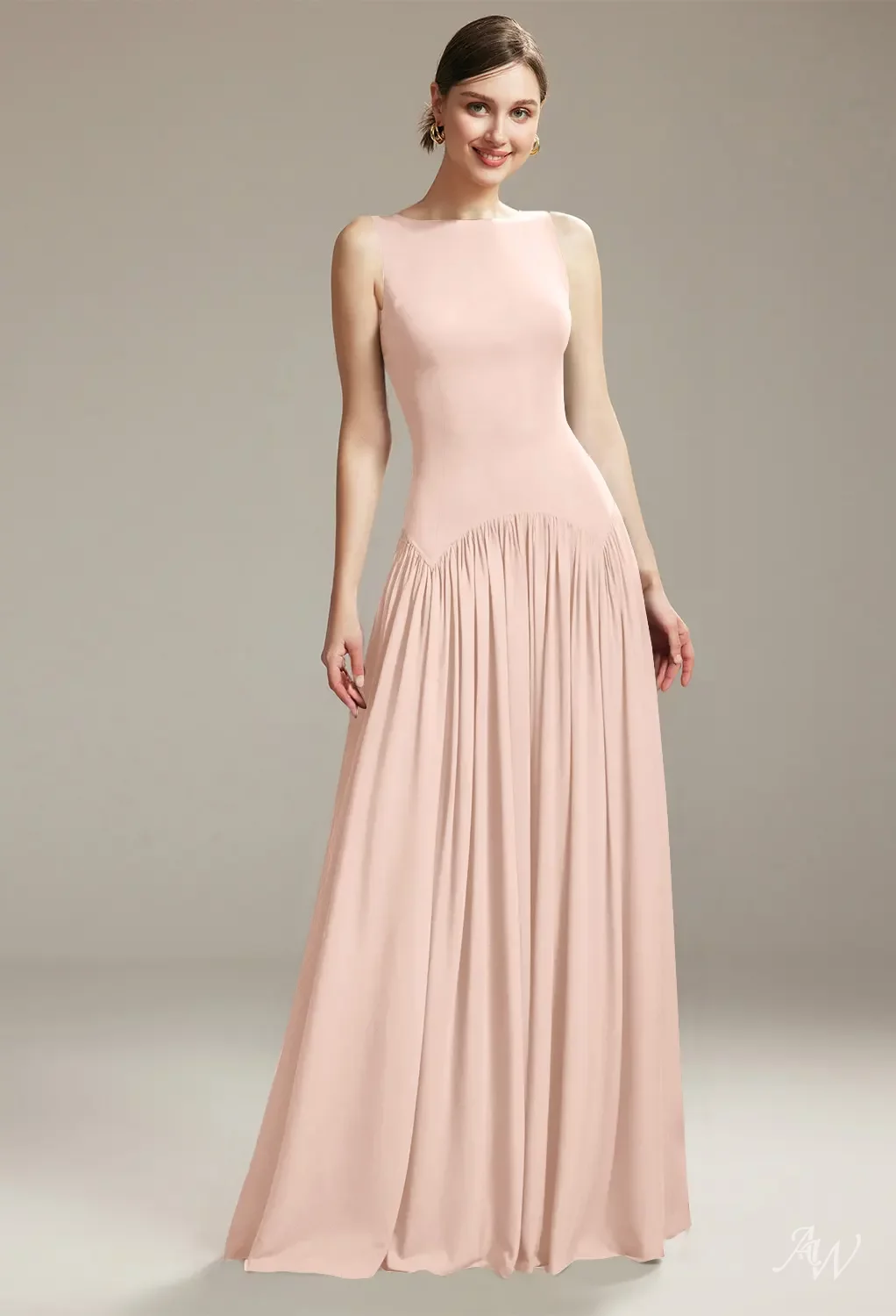 AW Seren Pearl Pink Bridesmaid Dresses | AW.Bridal