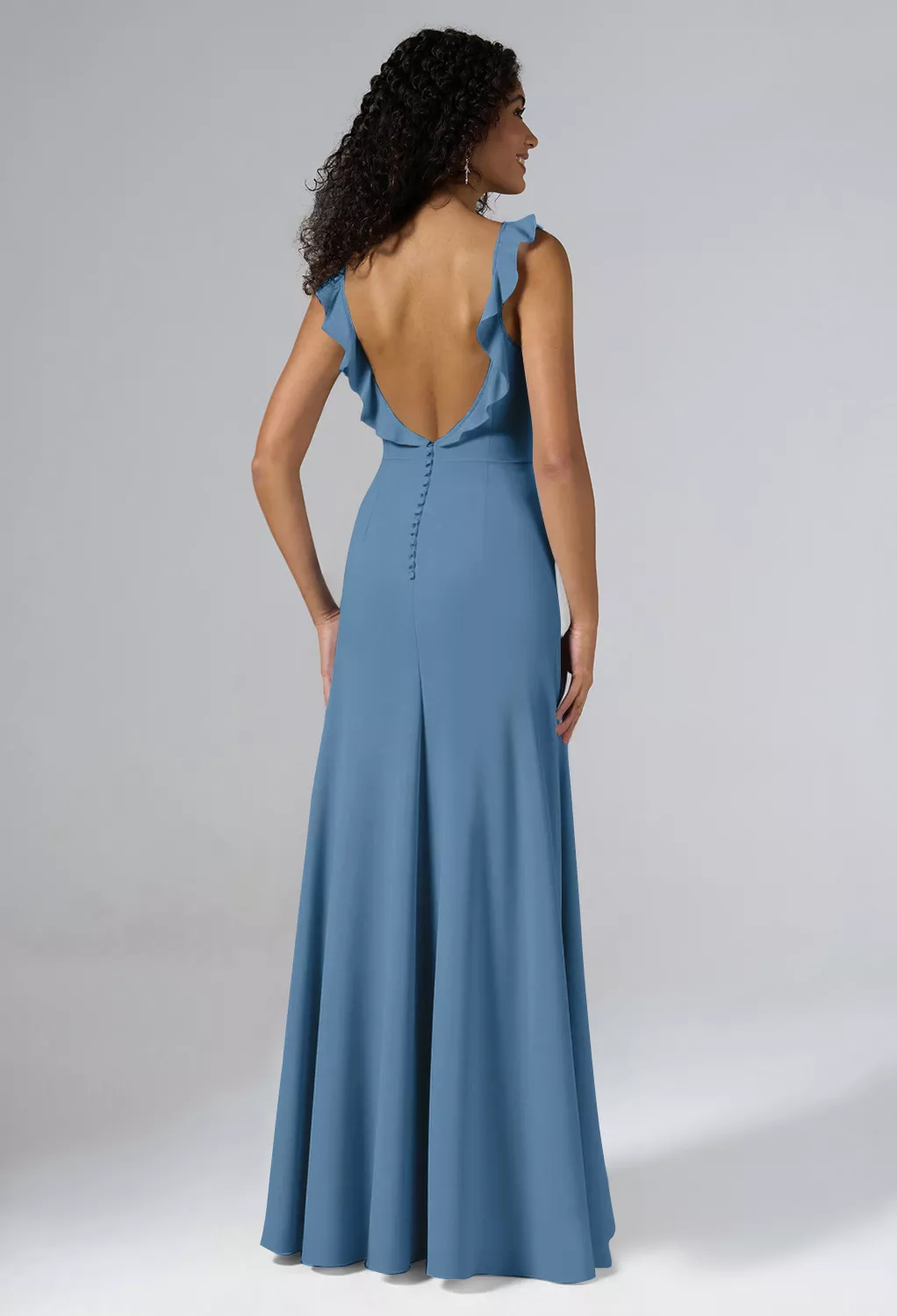 Dusty Blue Bridesmaid Dresses