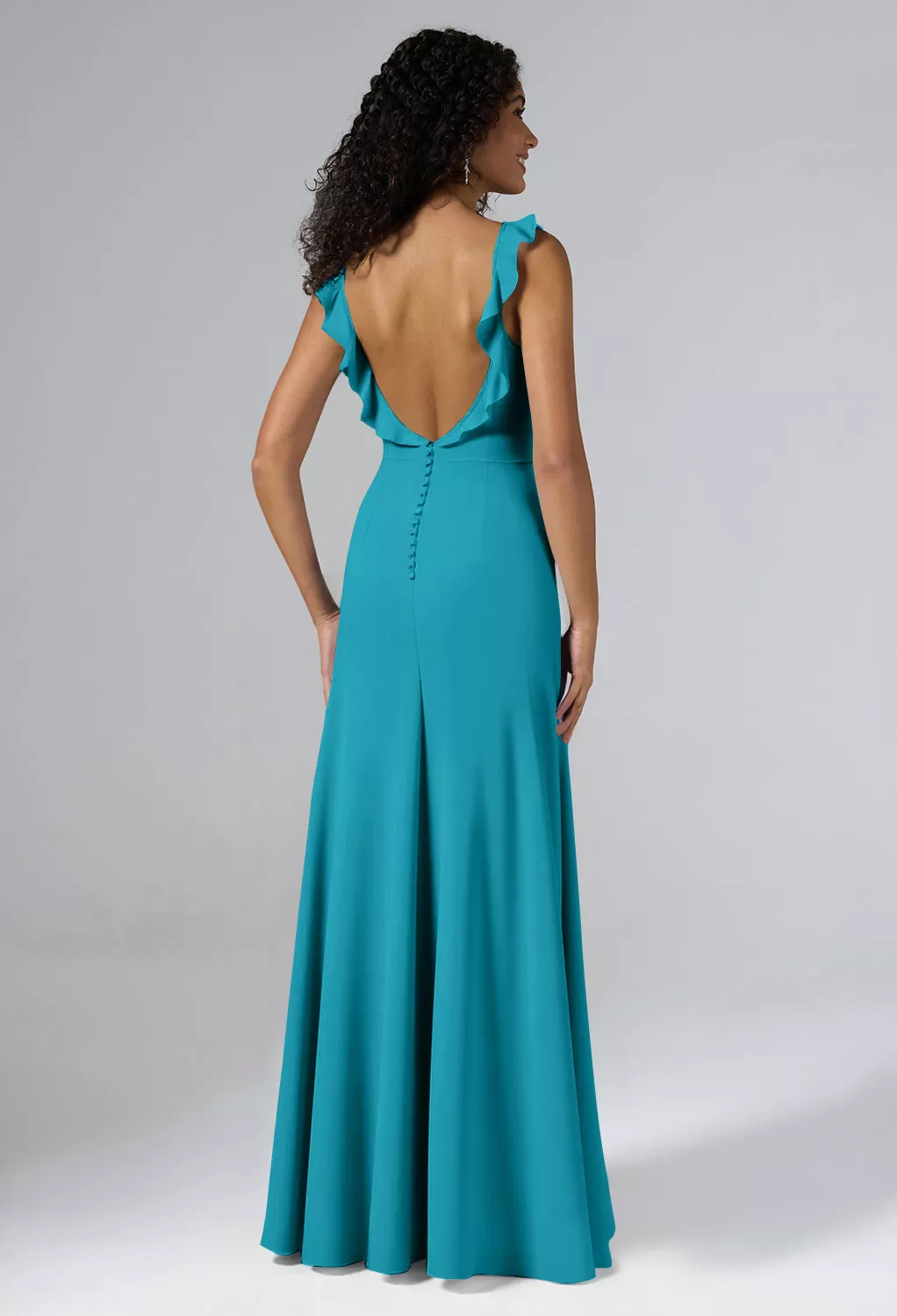 princess polly baby blue dress Vera Wang Partners with Pronovias main image 1