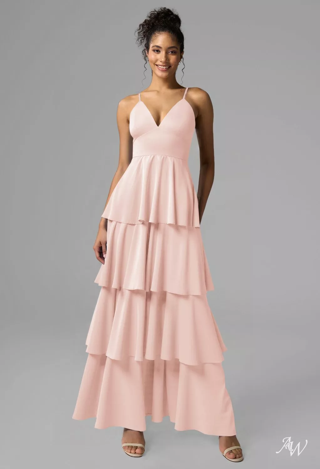 navy blue dress for baby girl Rachel Allan 70945 Plunging A-Line Prom Dress 2026 main image 0