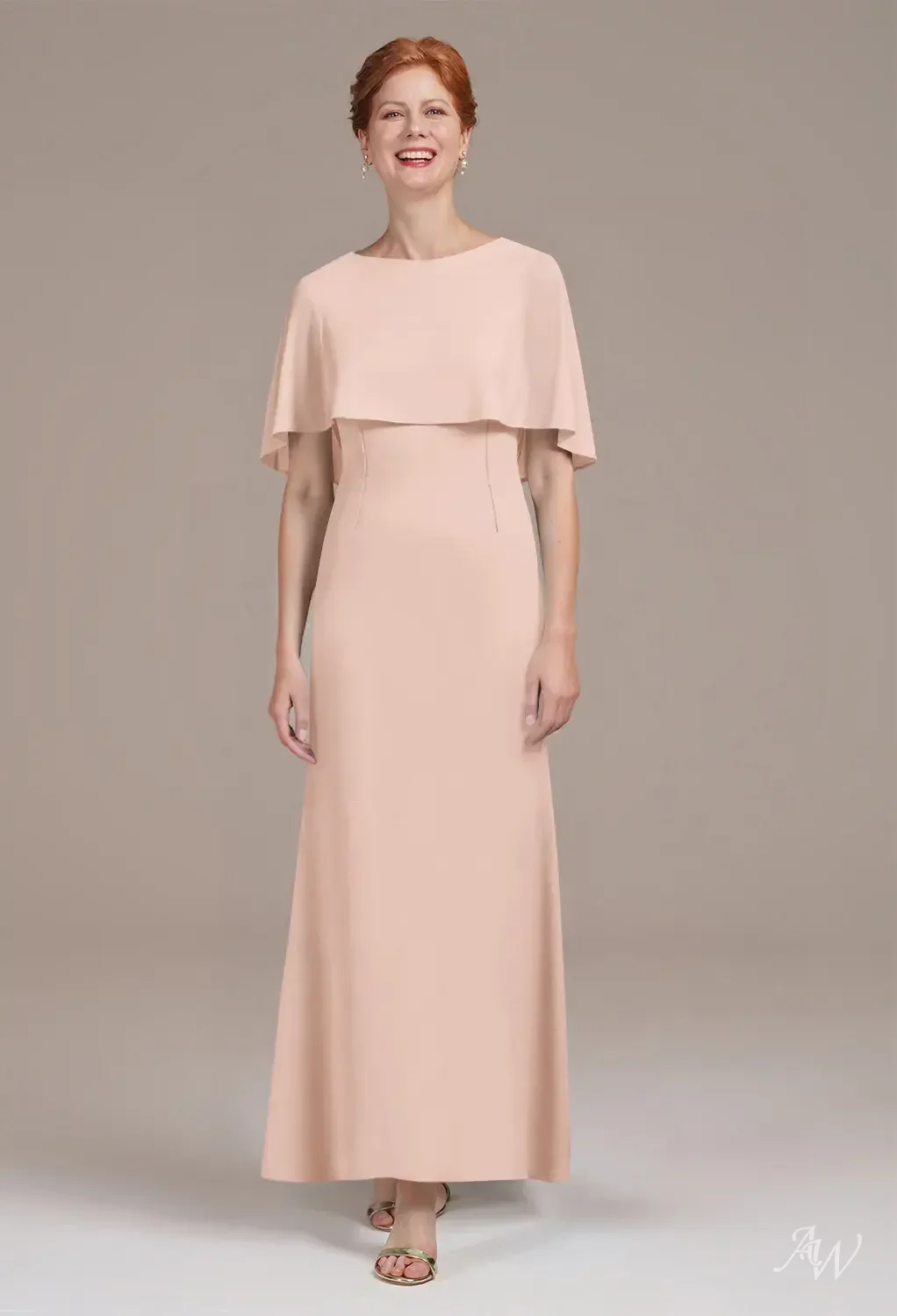 AW Zain Pearl Pink Mother of the Bride Dresses | AW.Bridal