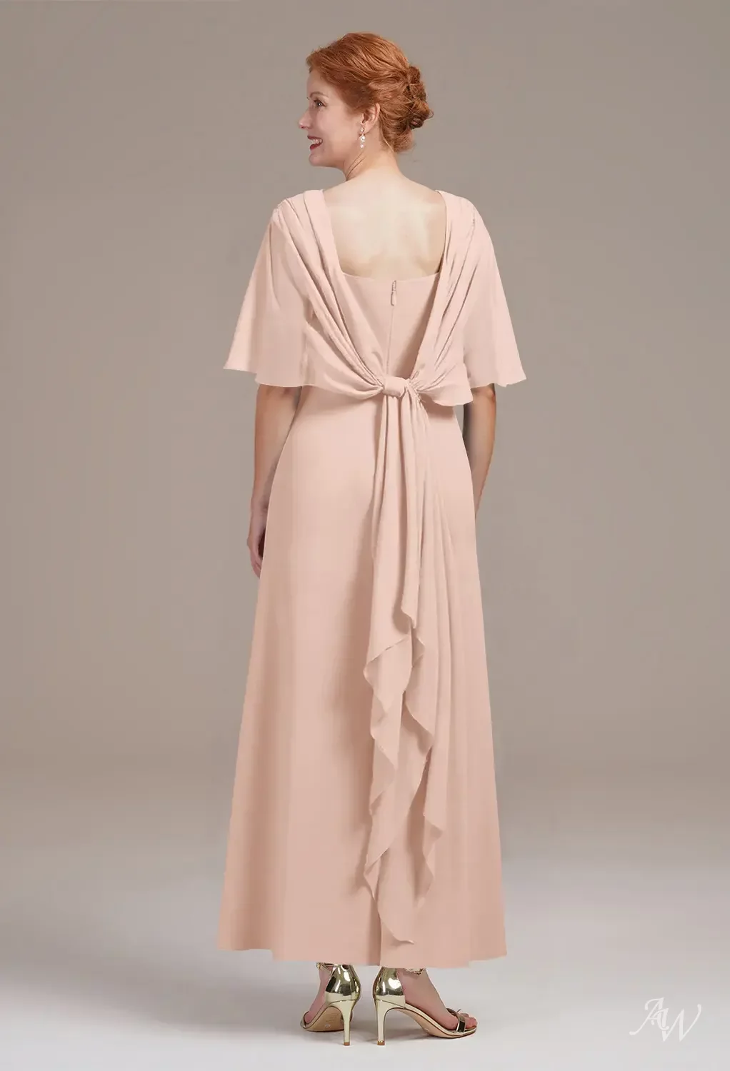 AW Zain Pearl Pink Mother of the Bride Dresses | AW.Bridal