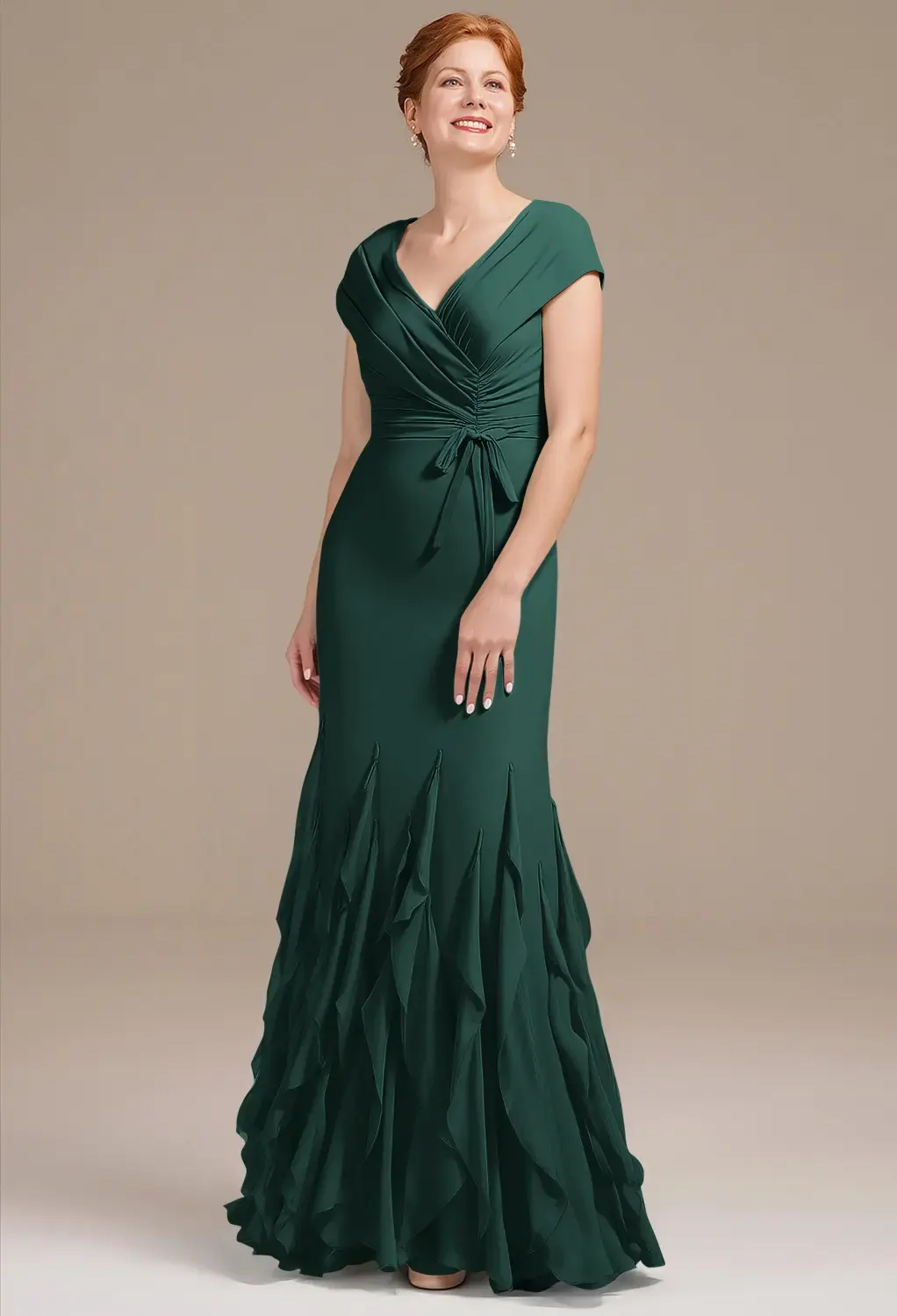 Dark Emerald Mother of the Bride/Groom Dresses | AW.Bridal