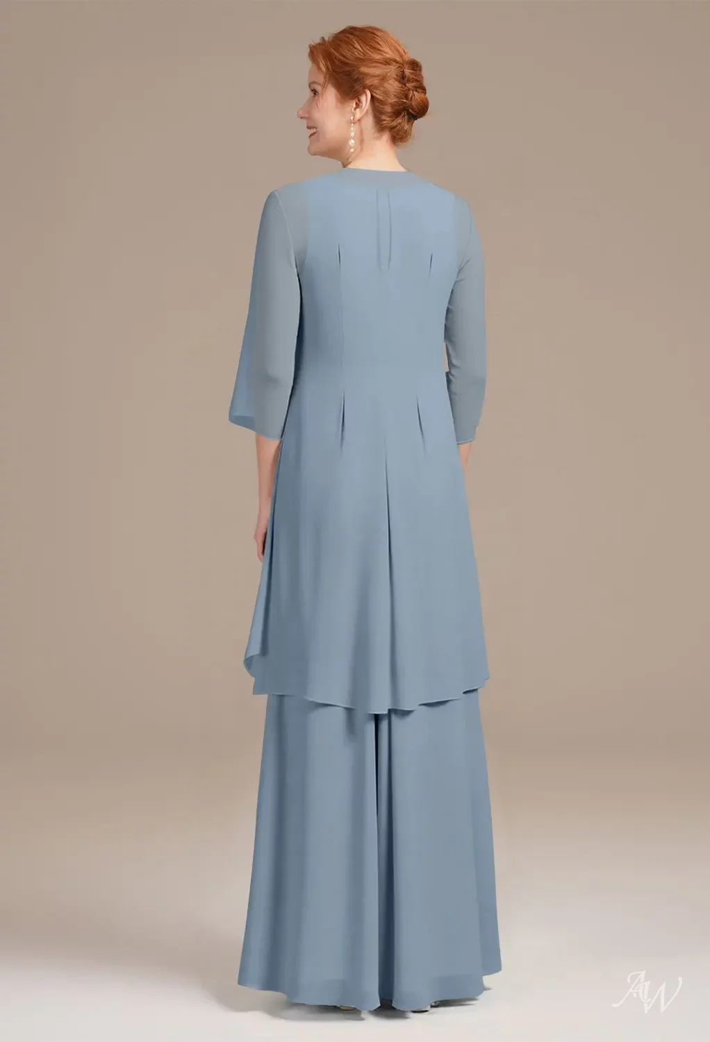 light blue mother of bride dress Kennedy Monica Mothers Floor Length Luxurious Light Blue Mother of