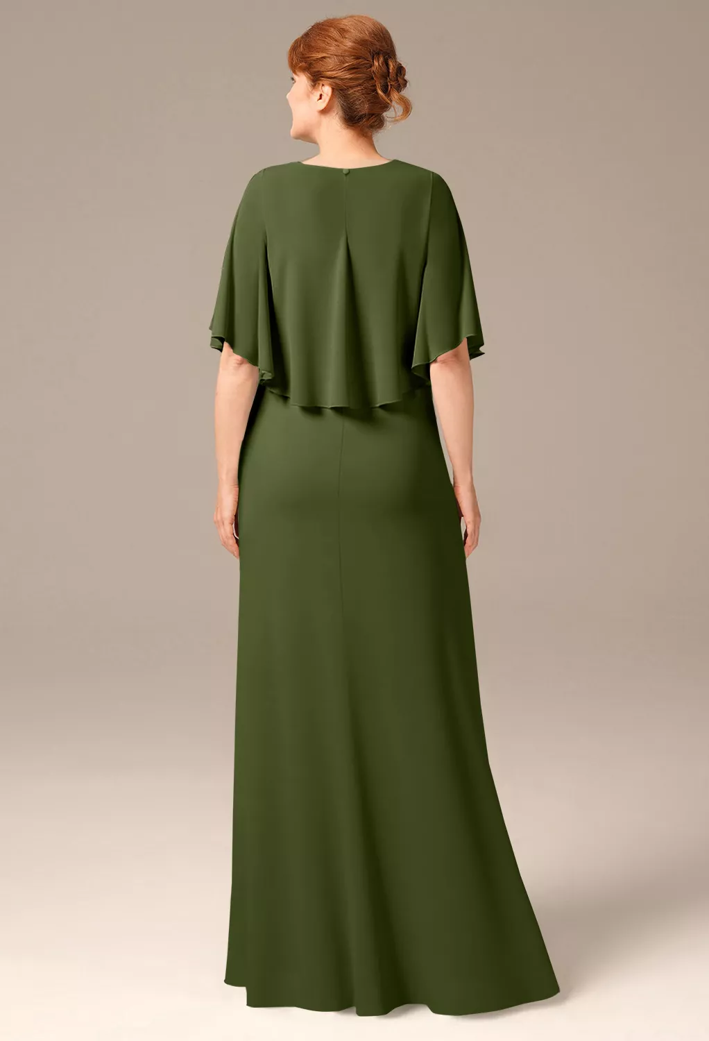 maid of honor dresses near me Zapakasa Women Burnout Velvet Dark Green Mother of Bride Dress V-neck Bridesmaid  Dress