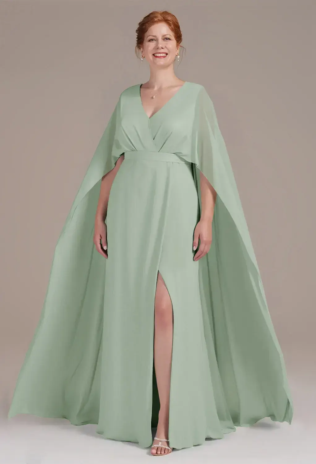 AW Marwa Sage Green  Mother of the Bride Dresses