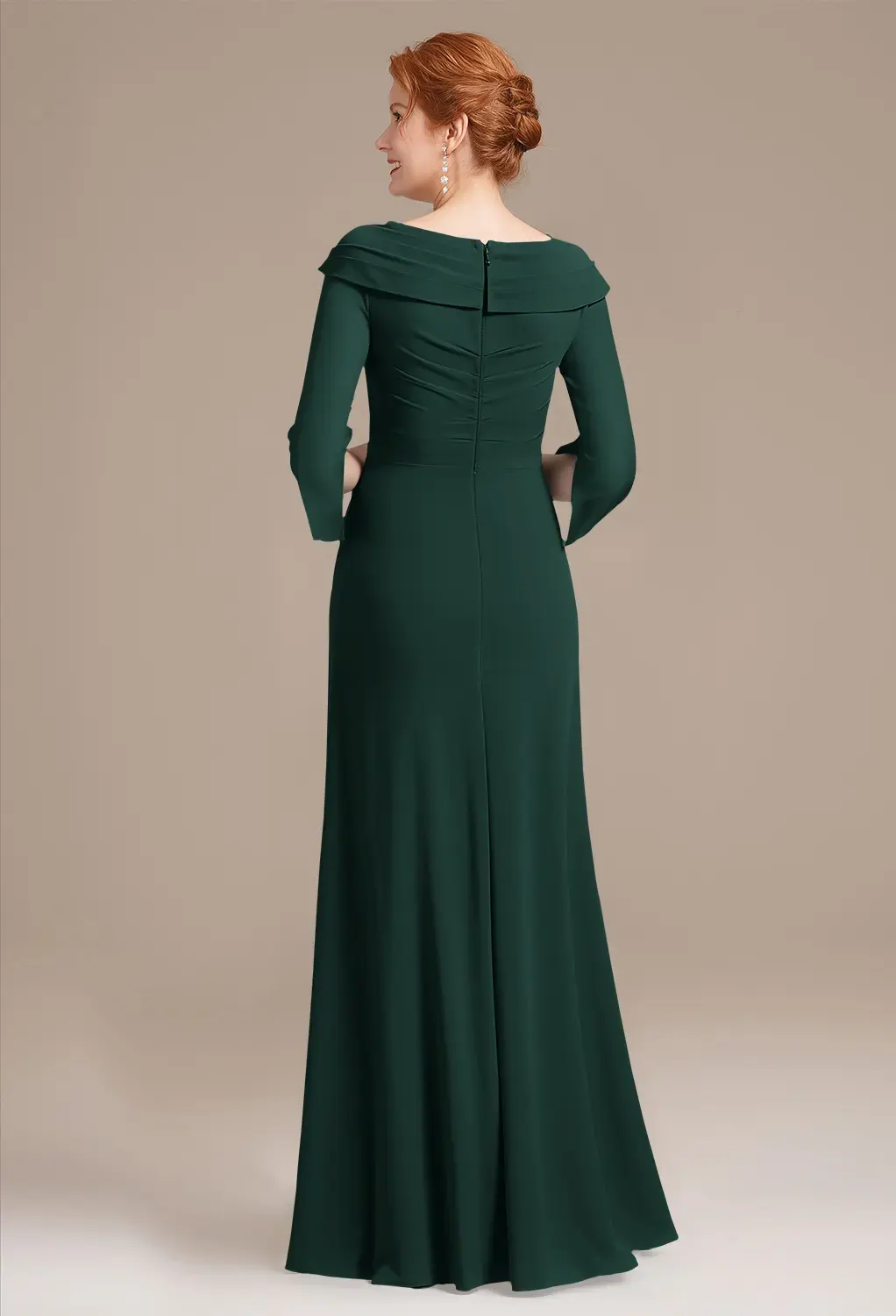 Dark Emerald Mother of the Bride/Groom Dresses | AW.Bridal