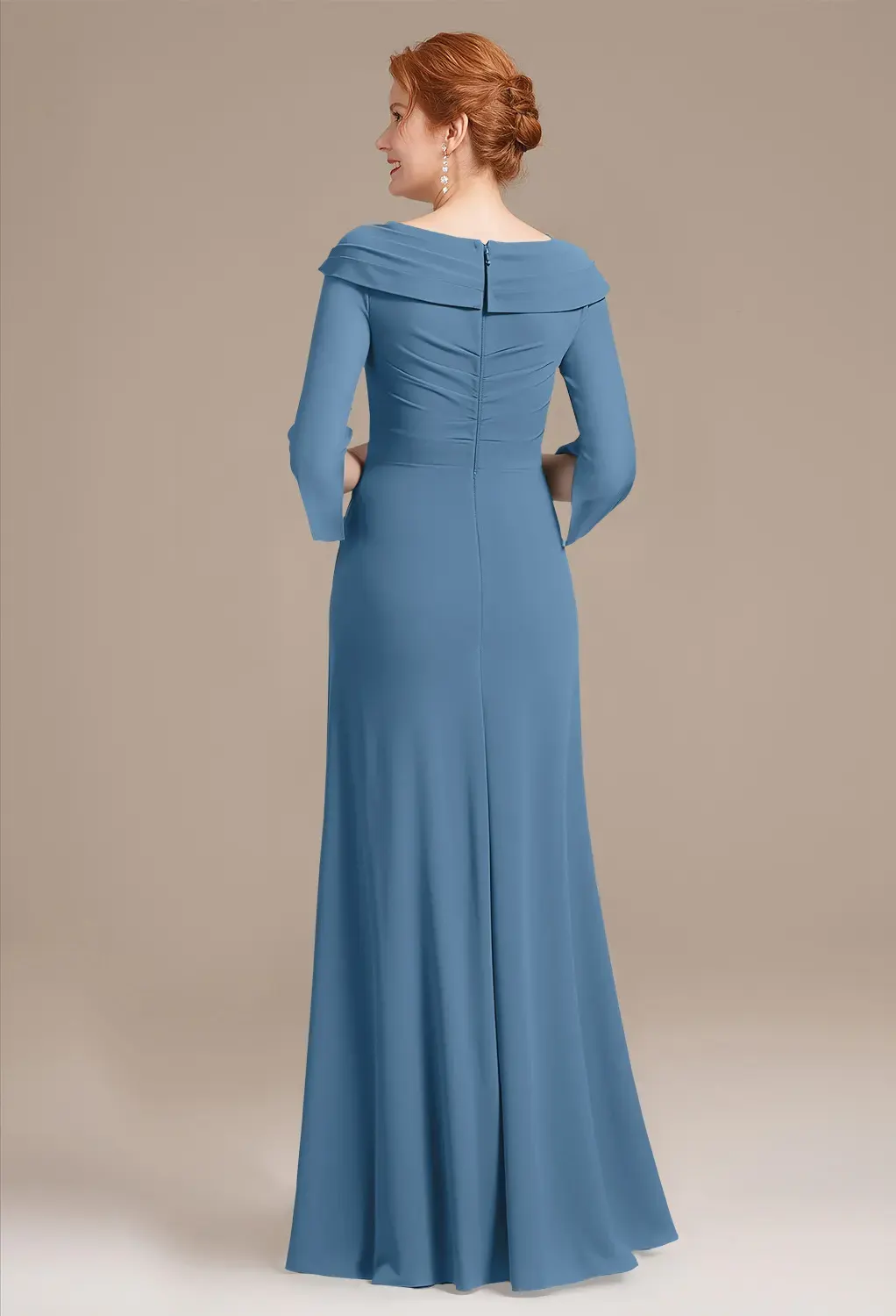 Dusty Blue Mother of the Bride/Groom Dresses | AW.Bridal