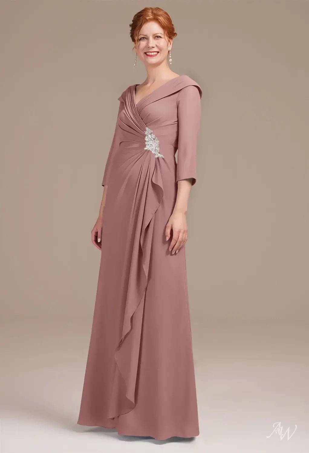 dusty pink mother of the groom dress Elegant & Chic Dusty Rose Mother of the Bride Dresses