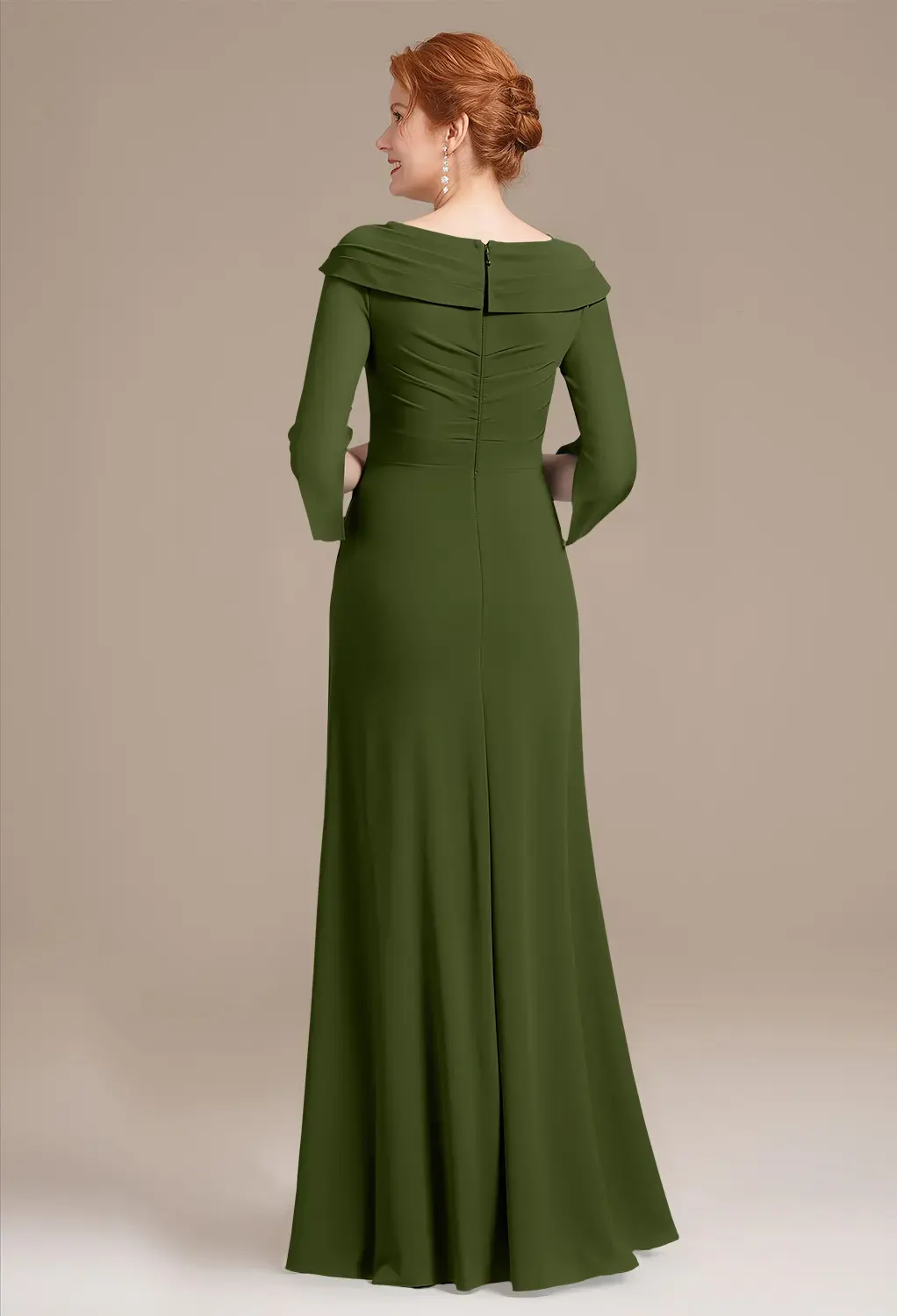 light olive green mother of the bride dresses Wedtrend Women Sparkly Green Mother of the Bride Dress with Appliques V Neck Pleated Sequin Wedding Party Dress, Green / US16