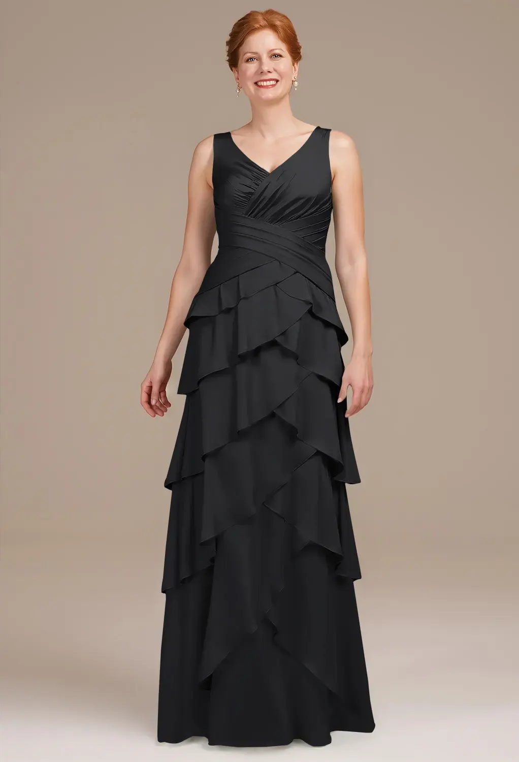 Black Metallic Mother of the Bride/Groom Dresses | AW.Bridal