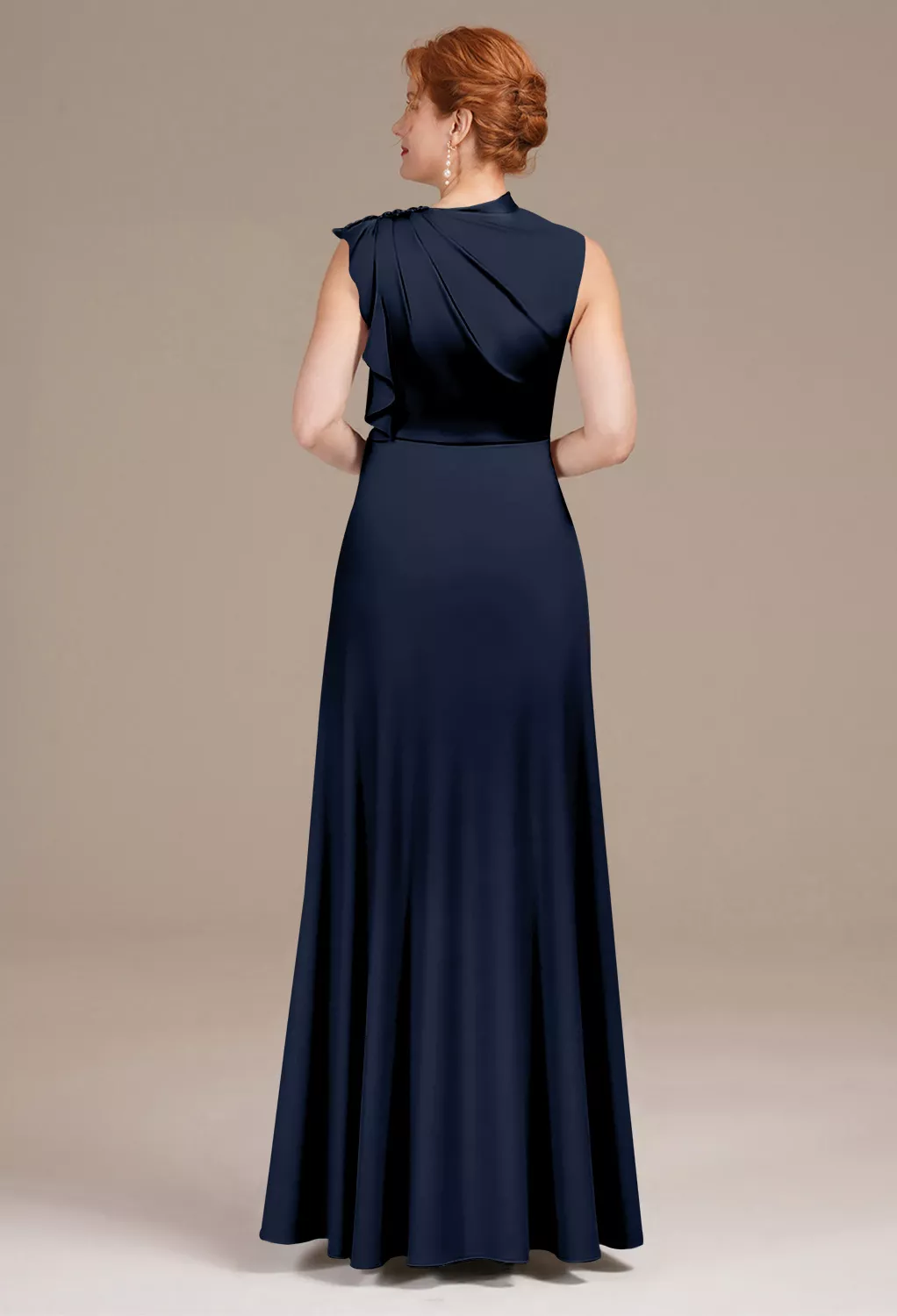 miami blue dress Miami Dress In Denim With Black Ribbon Trim – Dizzy-Lizzie main image 0