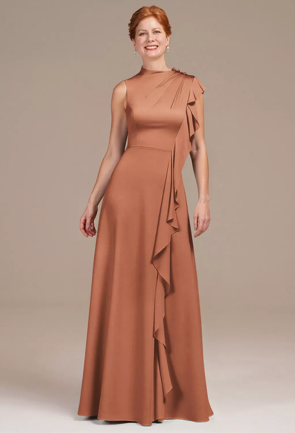 Raw Sienna Mother of the Bride/Groom Dresses | AW.Bridal