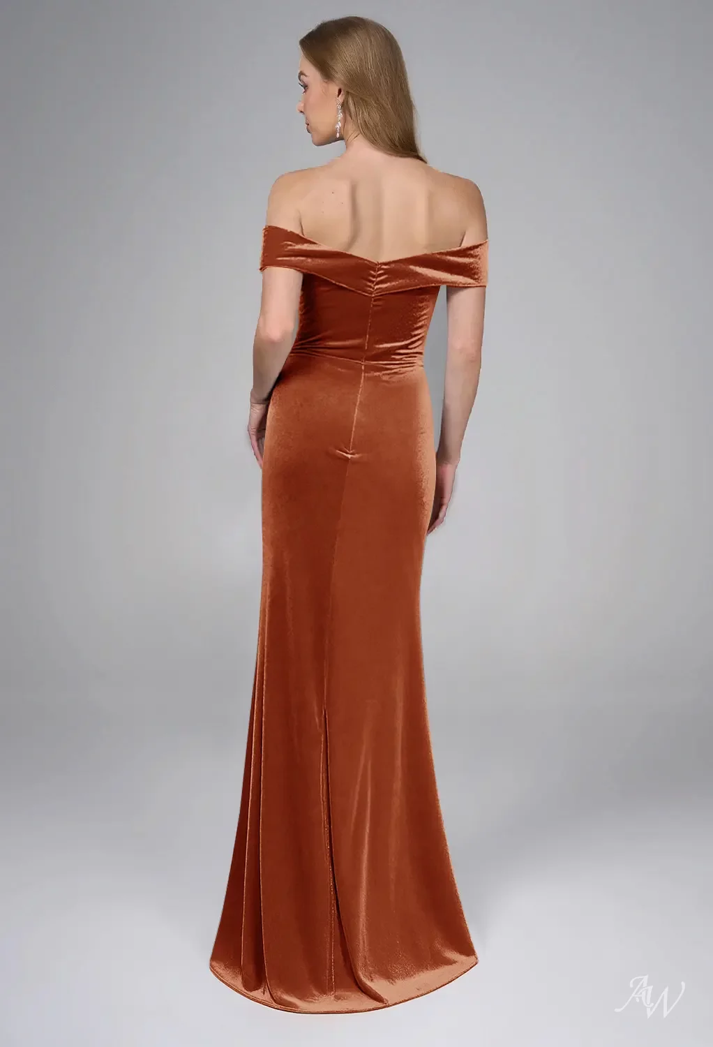orange satin bridesmaid dress Estella Fitted One Shoulder Stretch Satin Bridesmaid Dress