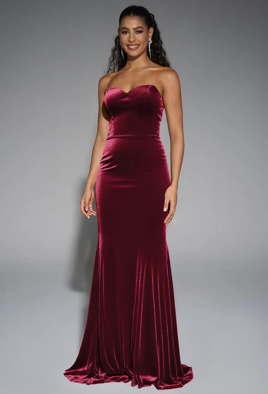 mermaid prom dress Chic V neck Lace Long Lilac Elegant Evening Dress # – SELINADRESS your best CHOICE. feb ats Teenagers Party Dress Design Color:Tachyon Blue