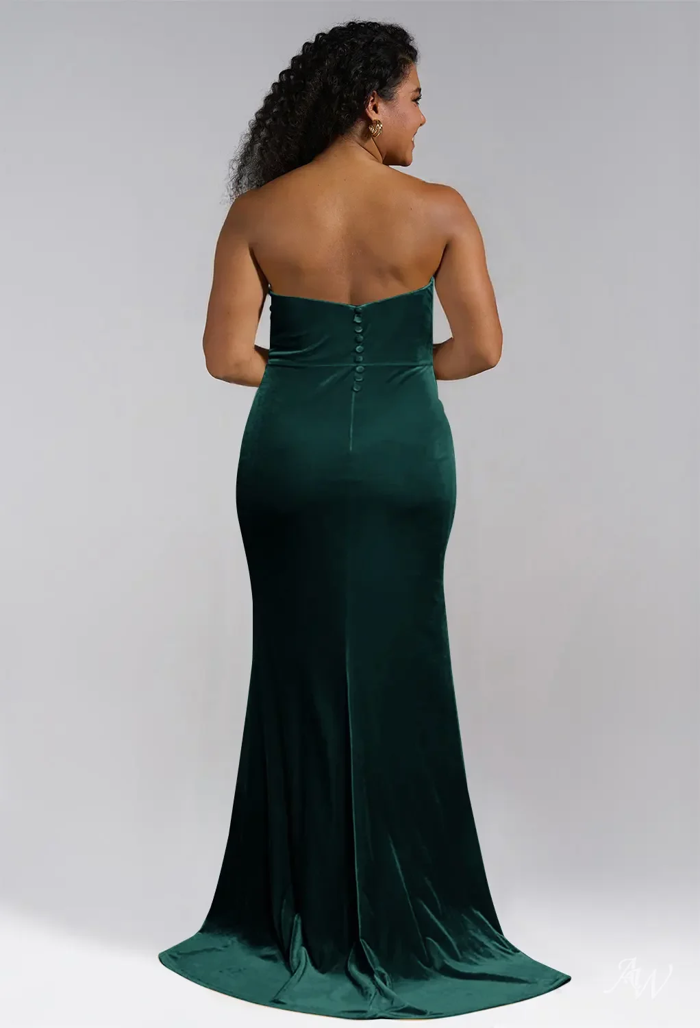 blue dress for baby girl Tracy Studio Green Strapless Stone Embellished Dress main image 1