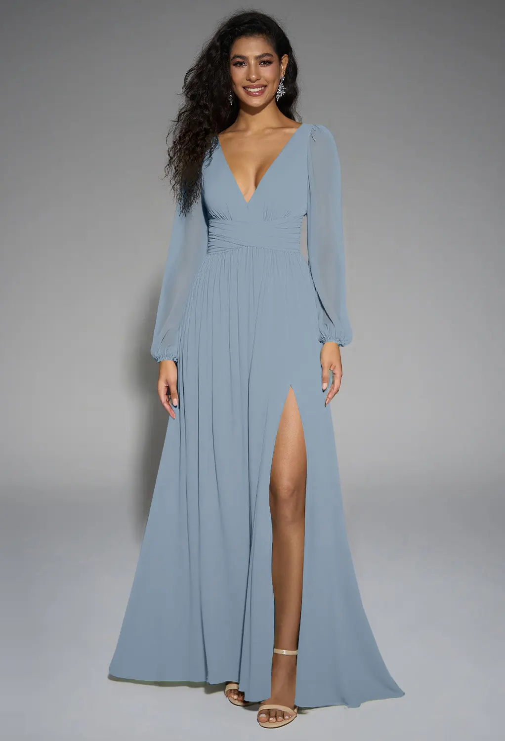 aqua blue long sleeve dress Designer Button Down Holiday parties and festive Navy Pleated Sport Dress Color:Ivory AB Wedding Dresses For Older Women