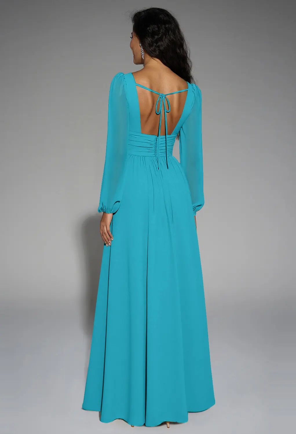 Turquoise Long Bridesmaid Dresses
