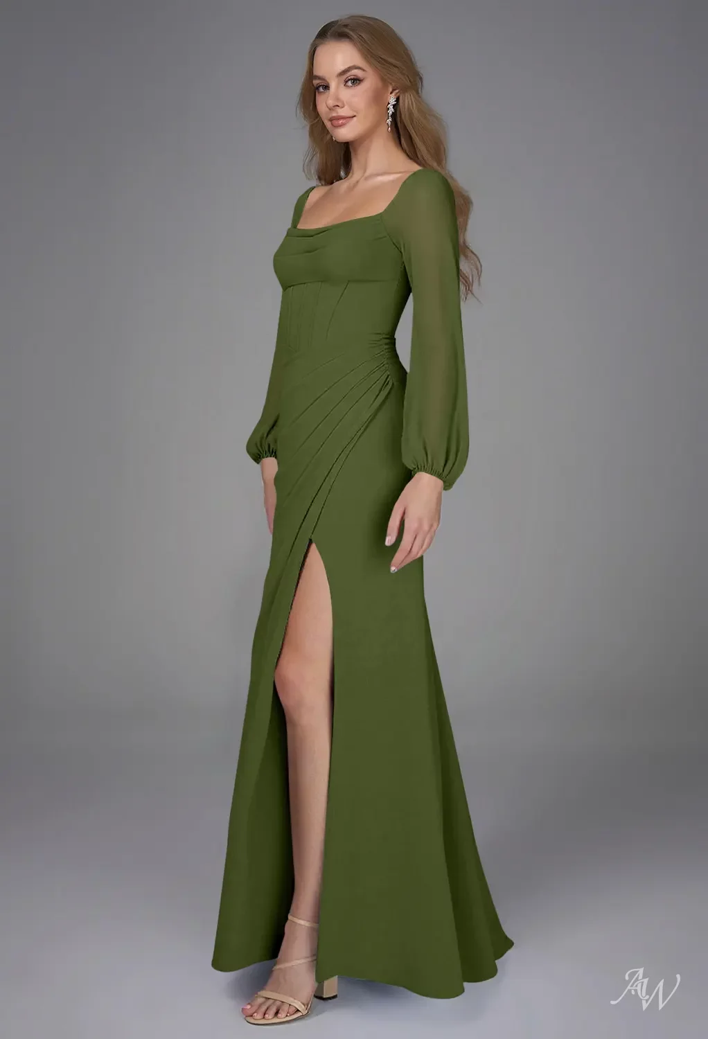 women bridesmaid dresses Mermaid Satin Bridesmaid Dresses Mismatched  Lisposa