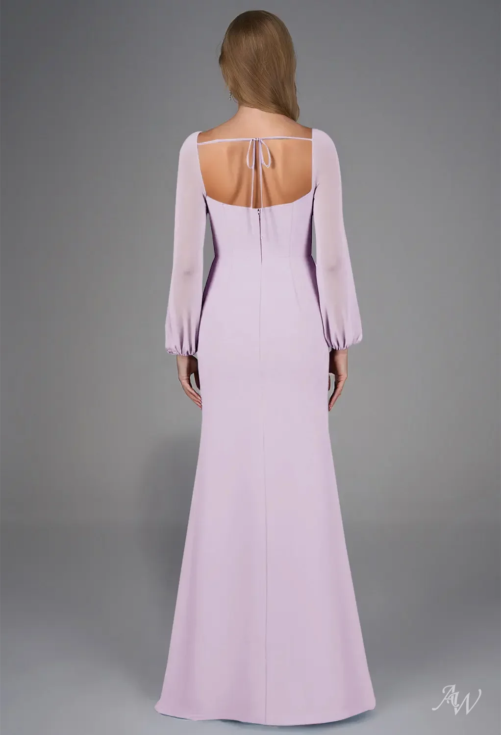 evening dresses cavendish square Raisa Square Neck Peached Twill Cocktail Dress (Women)