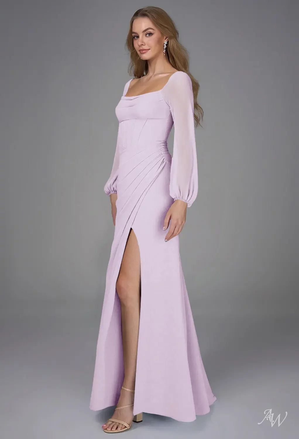 long sleeve party dress black Elegant Black Lace Long Sleeves Sheath Evening Dress SF038(副本) Black / 4