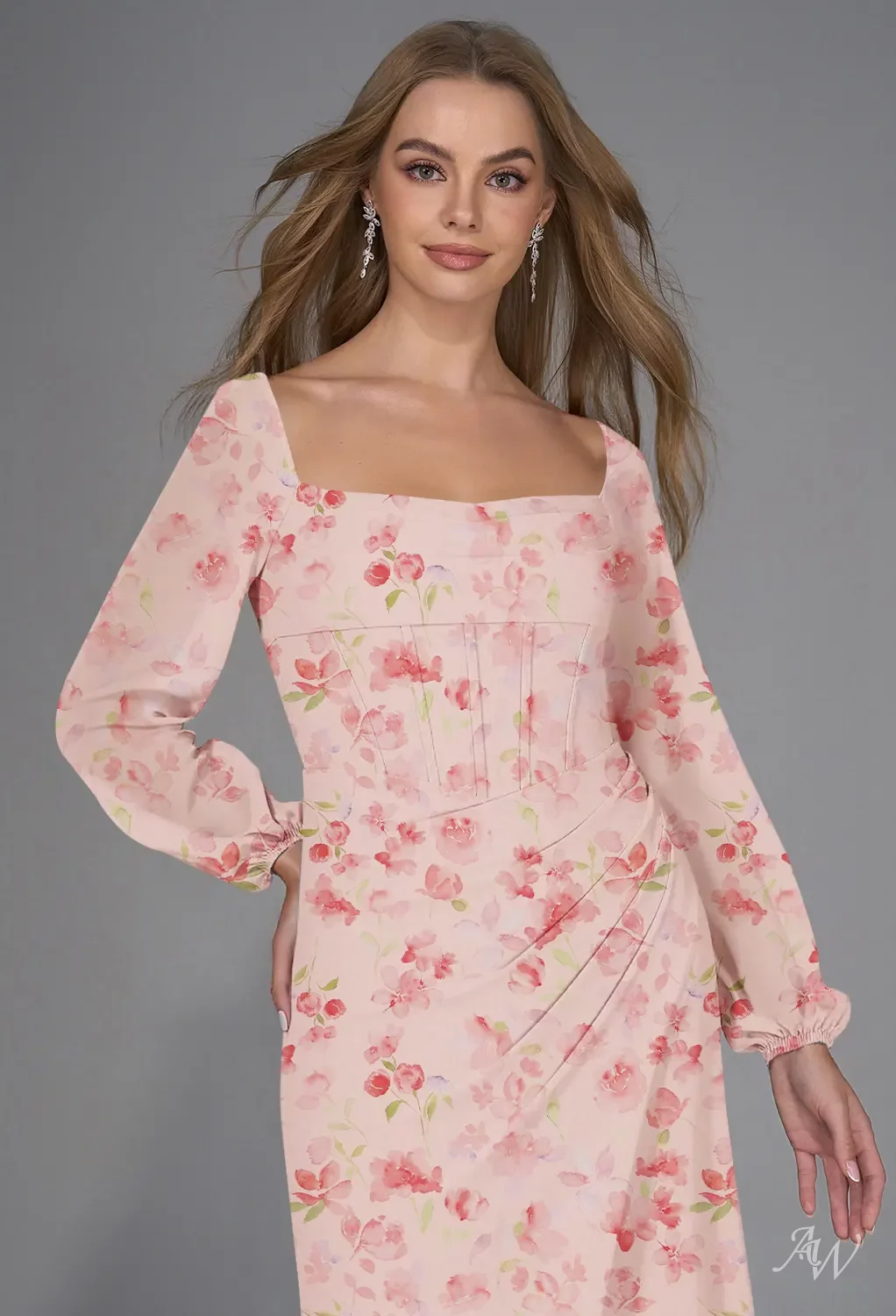 kirsten dress - cream floral reviews Kirsten Midi Dress