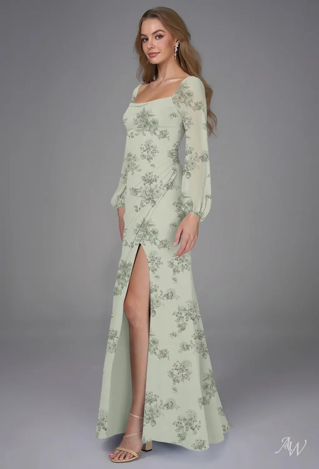 cocktail dress prom dress Long Formal with Short Puff Sleeves The bodice is fitted Size:42,5 simple dress Princess and Hero Dress