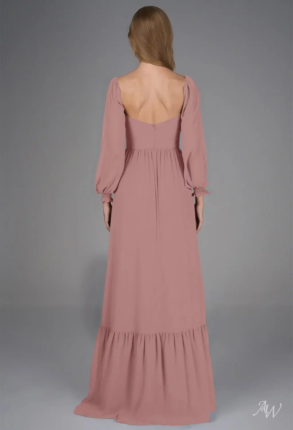 AW Aceily Dusty Rose Bridesmaid Dresses | AW.Bridal
