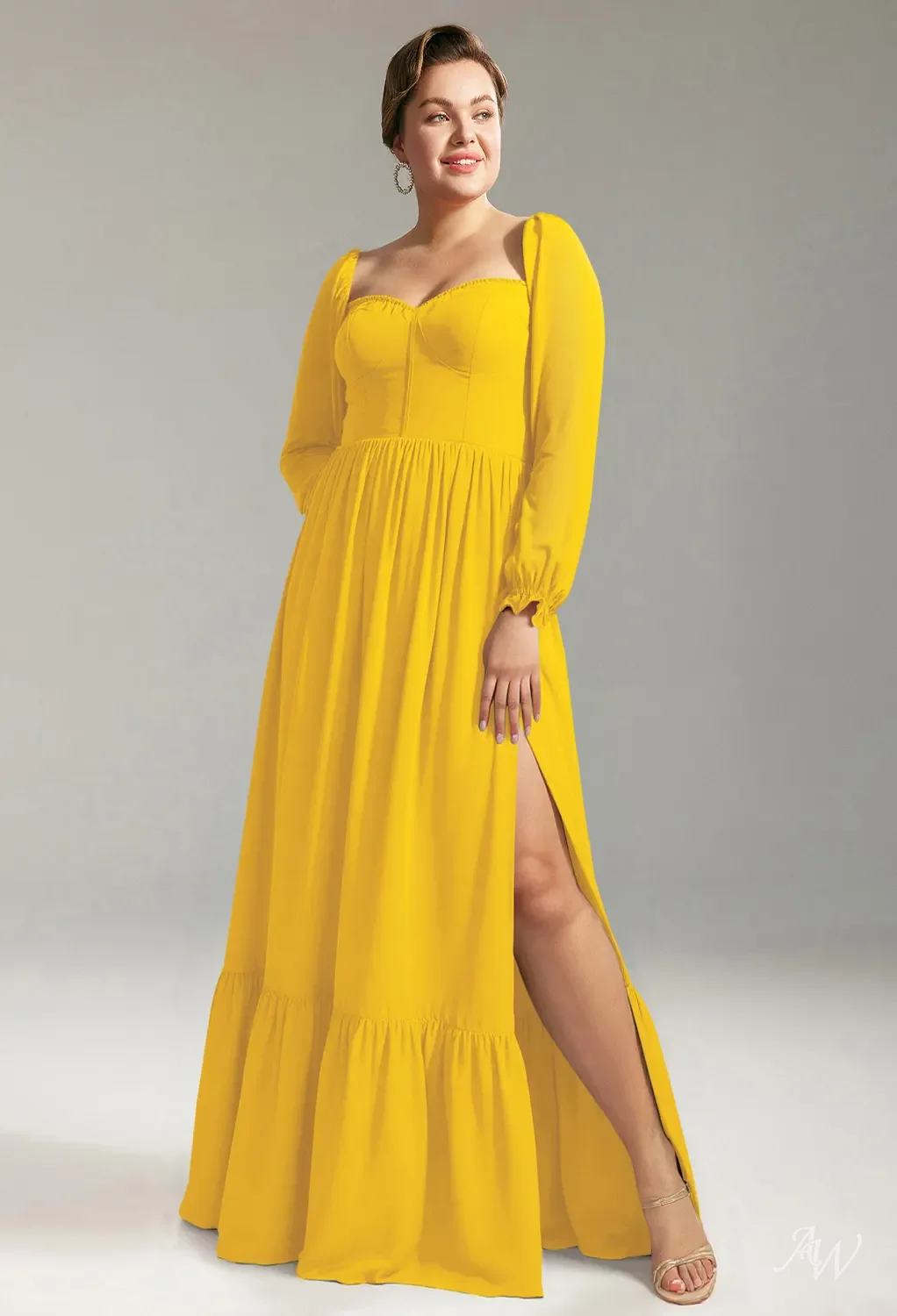 mustard yellow ruffle dress Celebration Time Mustard Yellow Spaghetti Strap Tiered Ruffle Maxi Dress, Yellow  L