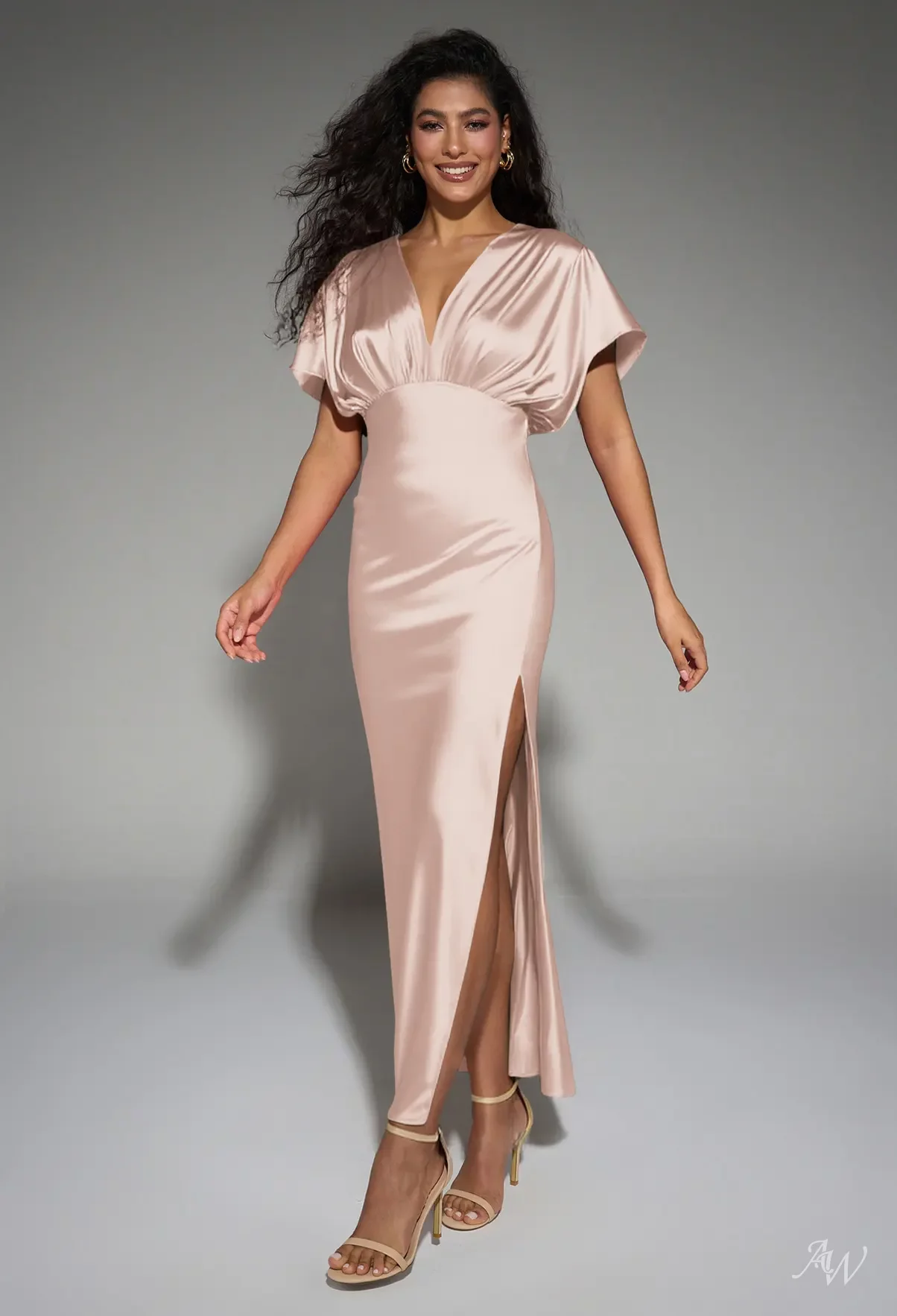 satin apricot dress Rihoas Boat Neck Sleeveless Solid Satin Chiffon Scarf Neckline Backless A-Line Mini Dress, Apricot / XS