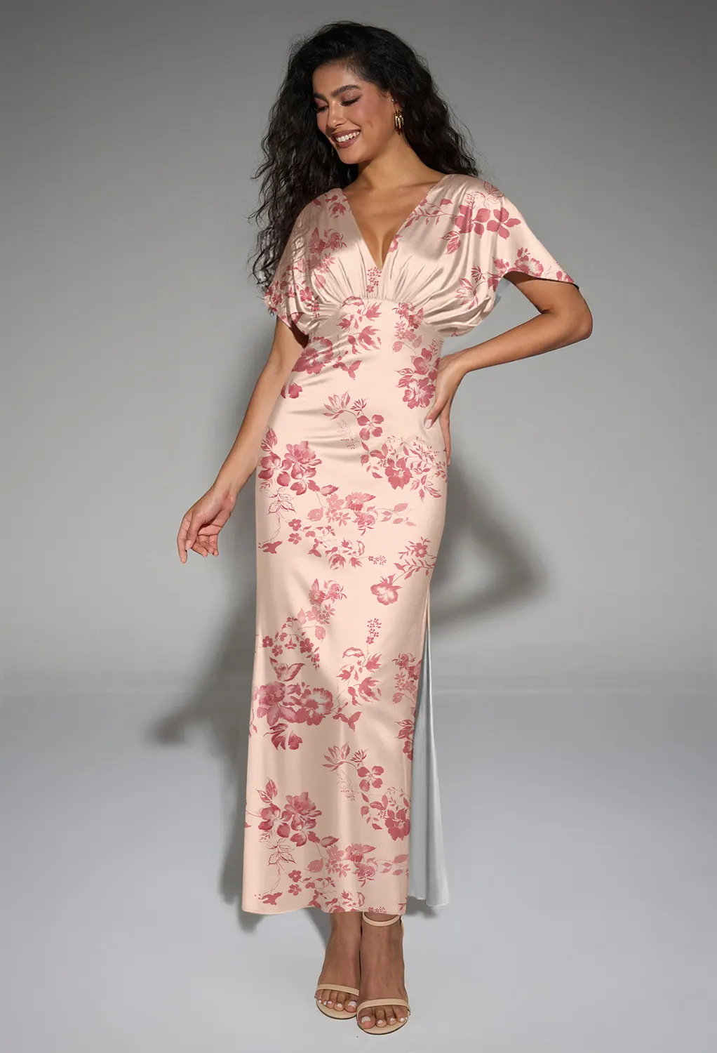 Pink Cherry Blossom Holiday Dresses