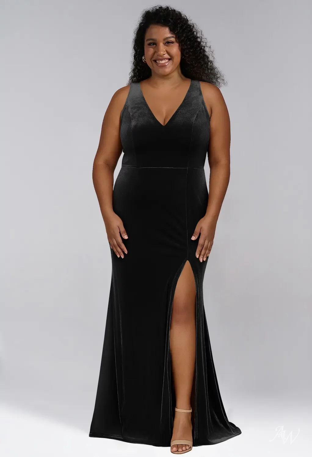 maternity bridesmaid dress long sleeve Unique Vintage Plus Size Black Square Neck Pleated Swing Dress 5X/32W-34W main image 1