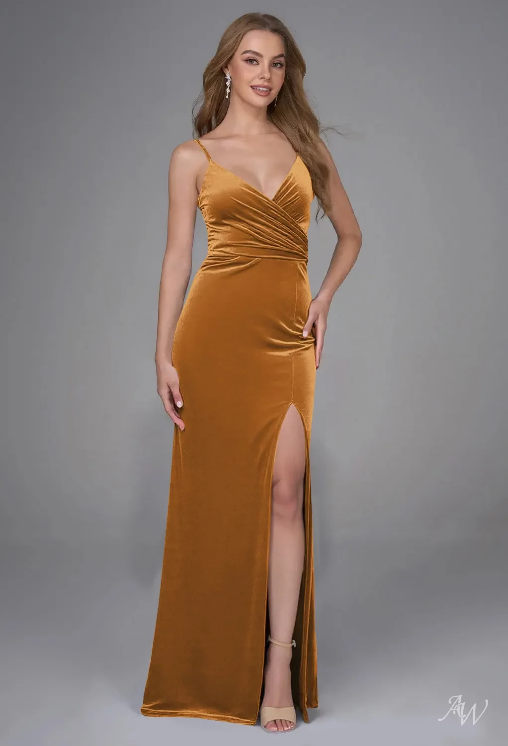 AW Karen Burnished Gold Bridesmaid Dresses | AW.Bridal
