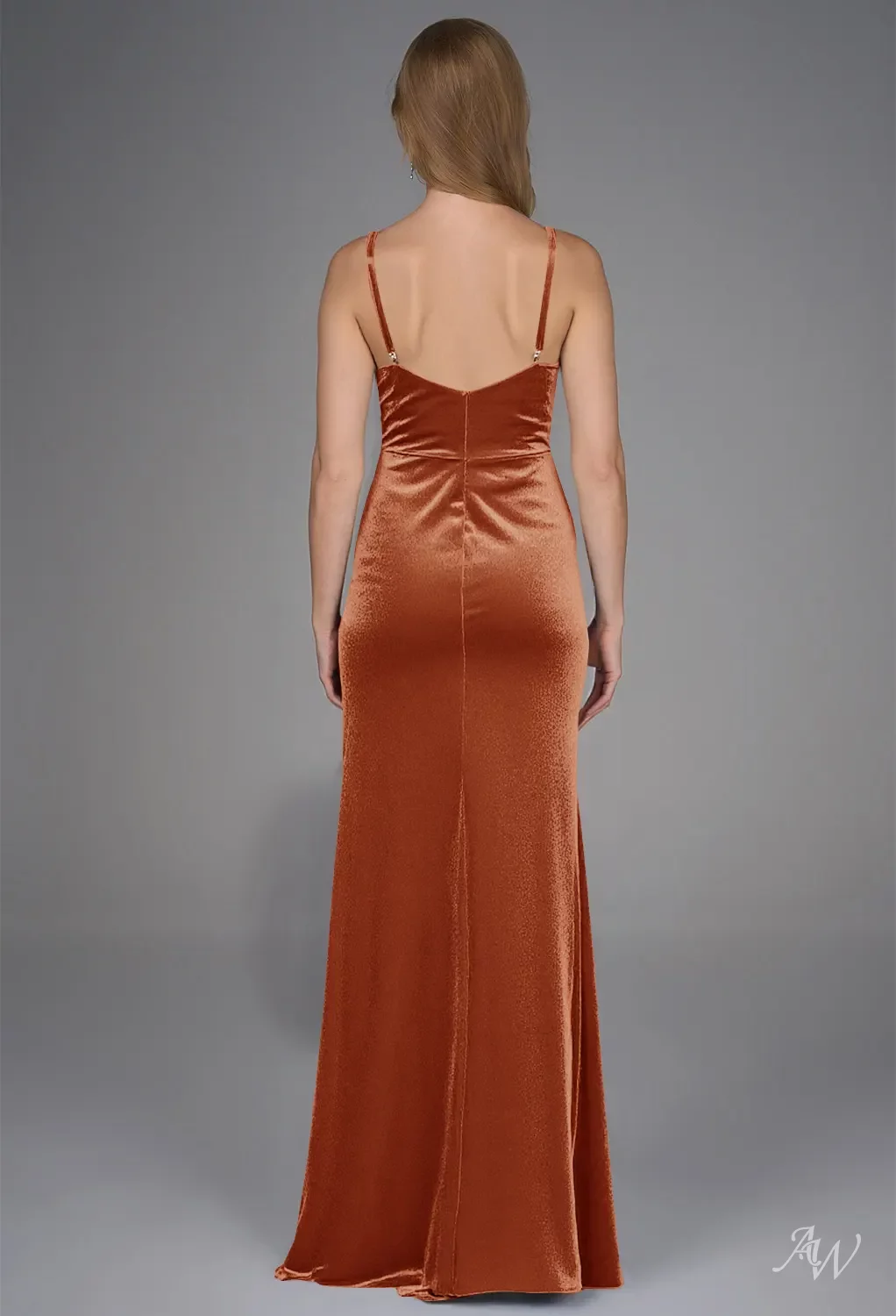 white christmas dresses Orange Short Puff Sleeve Faux Wrap Mini Dress| Mac Duggal US 4 main image 0