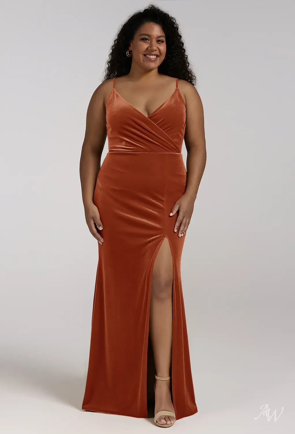 AW Karen Burnt Orange Bridesmaid Dresses | AW.Bridal