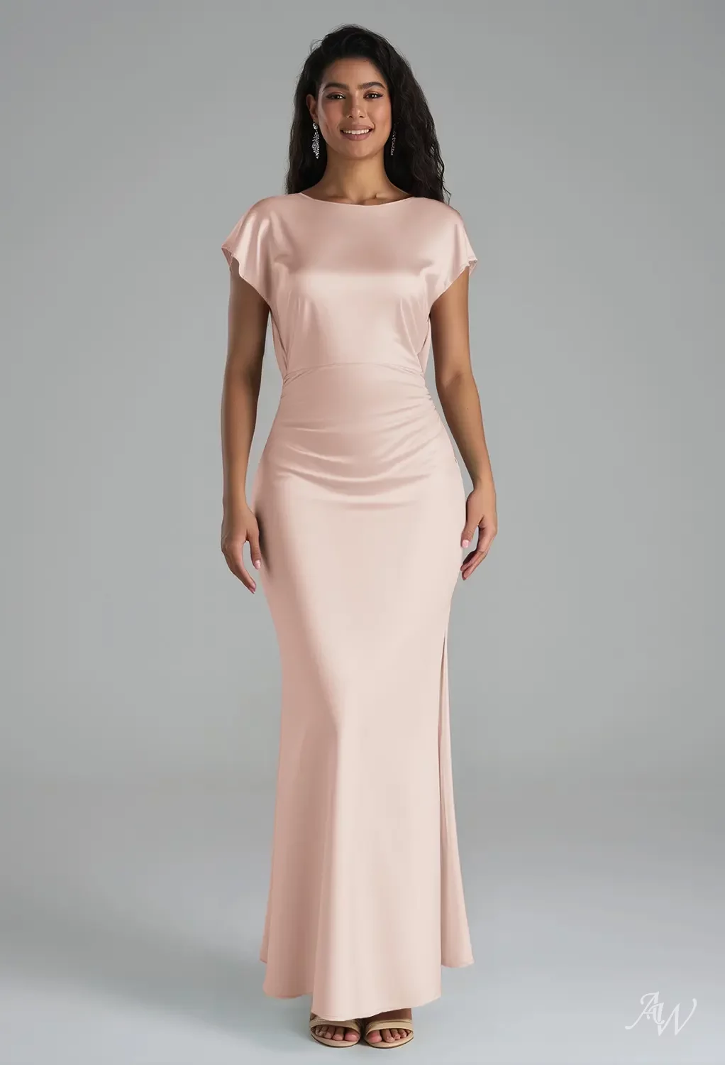 bridesmaid dresses apricot Tessie Dress in Apricot Crush