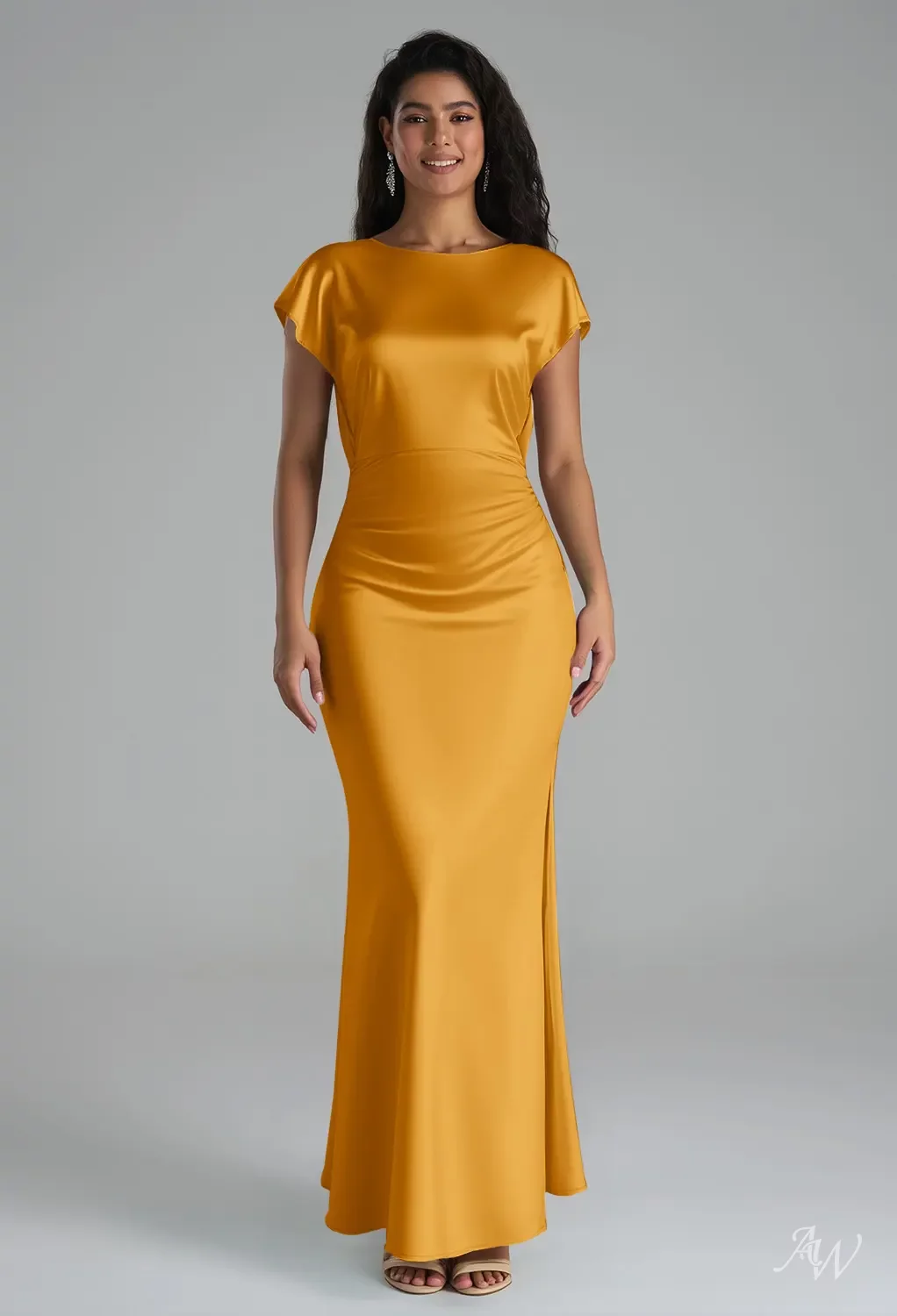 mango dress satin MANGO - Satin midi dress wine - 6