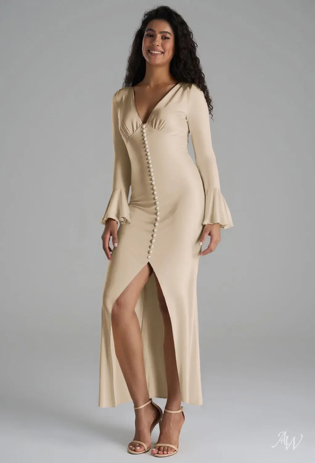 carla bridesmaid dress Carla  Pia Gladys Perey Peach Fuzz / 4