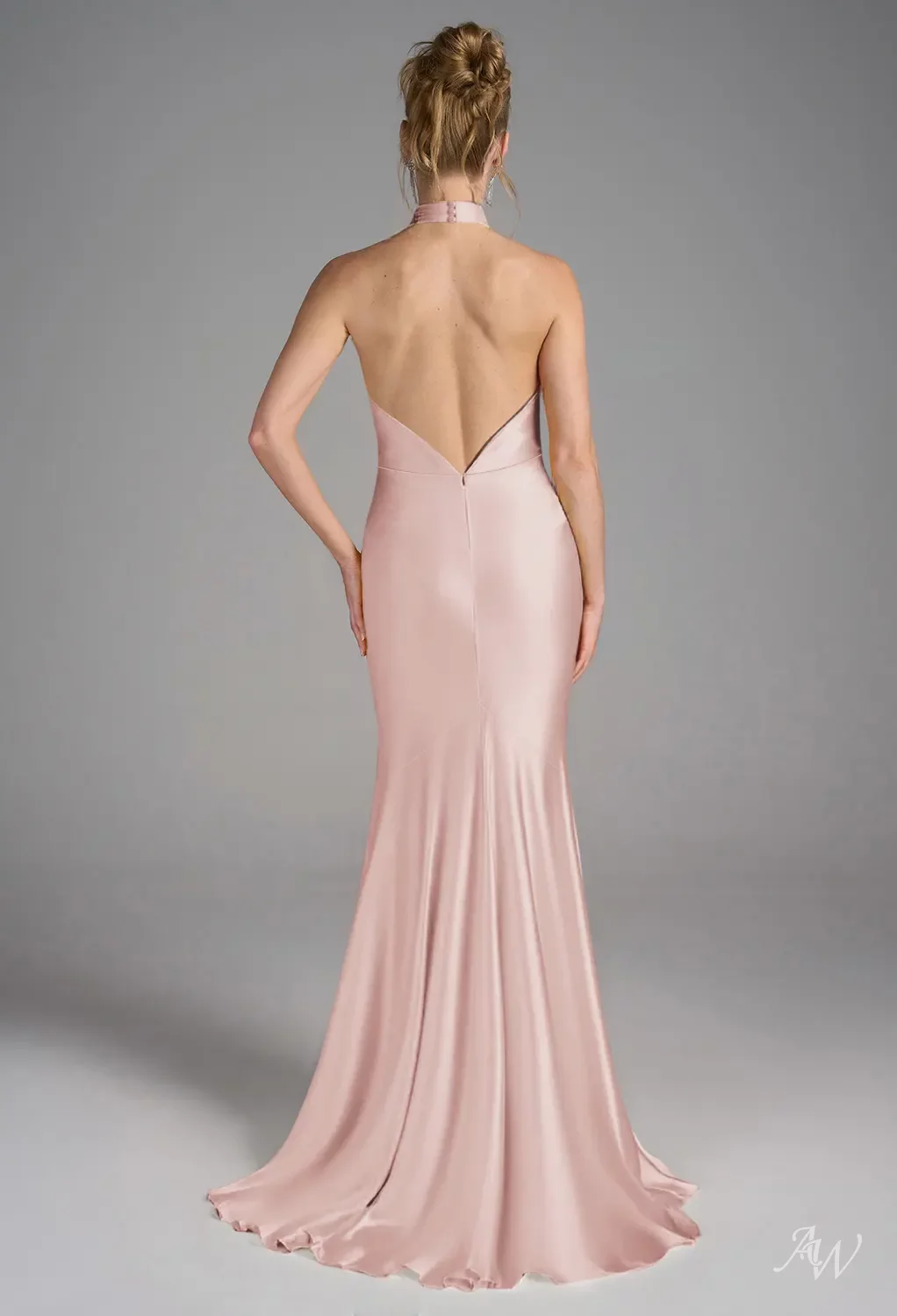 strapless open back dress Siani Backless Maxi Dress