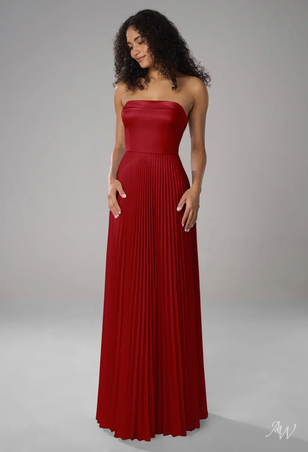 claret red bridesmaid dresses Beaded Claret Gown main image 0