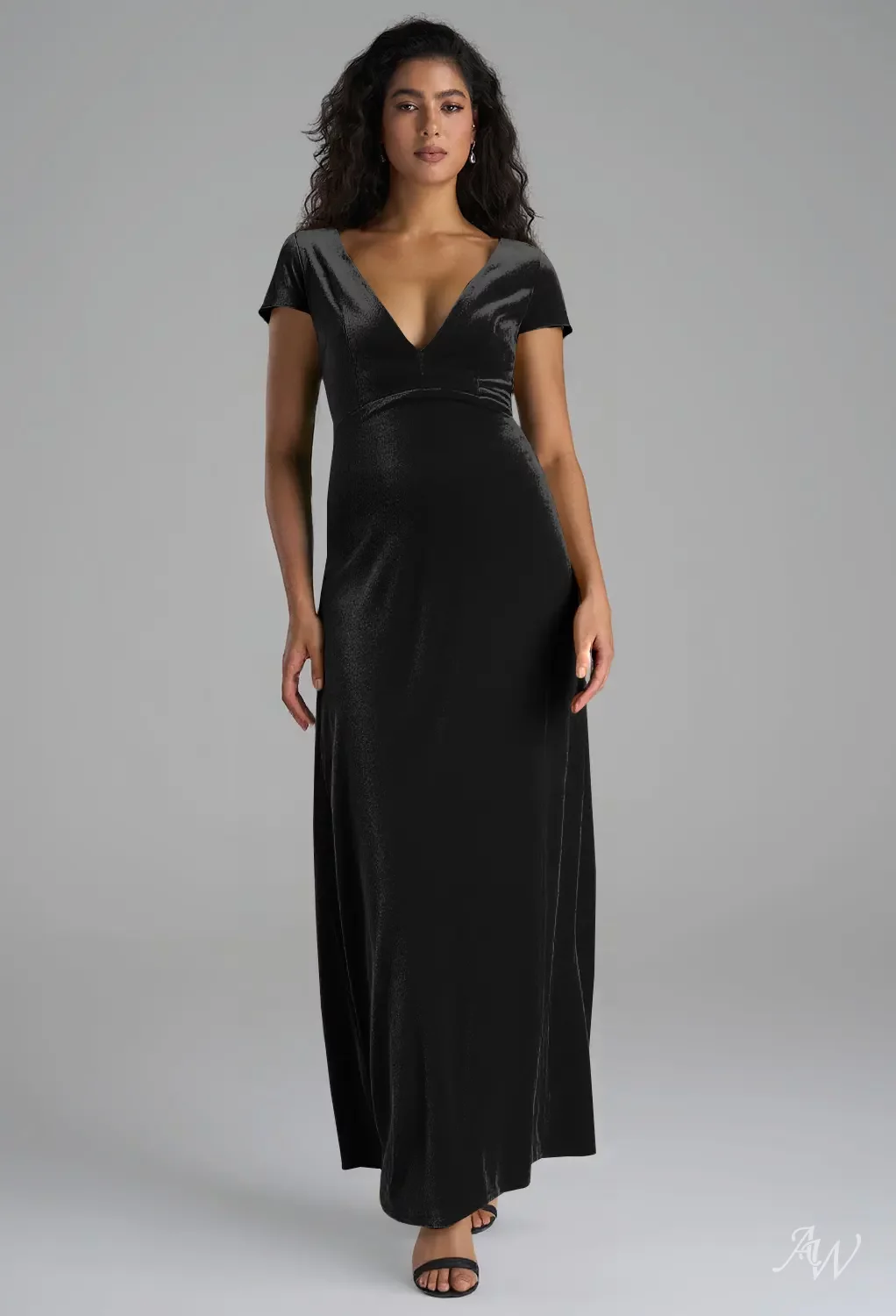 lauren cocktail dresses Ashley 4816 Short Flared Bow Pleated Dress Homecoming Gown V neck Formal 6 / Red balloon sleeves 16 Colors Colors:Fuchsia Ball Gown Long Sleeves