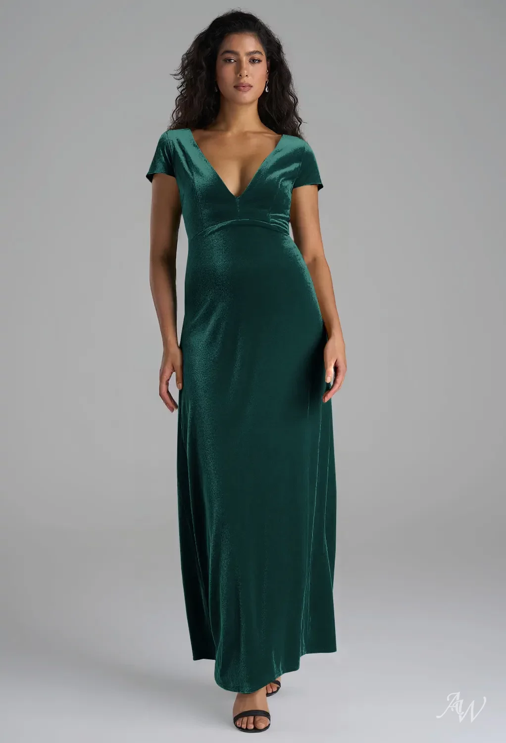 AW Shera Hunter Green Bridesmaid Dresses | AW.Bridal
