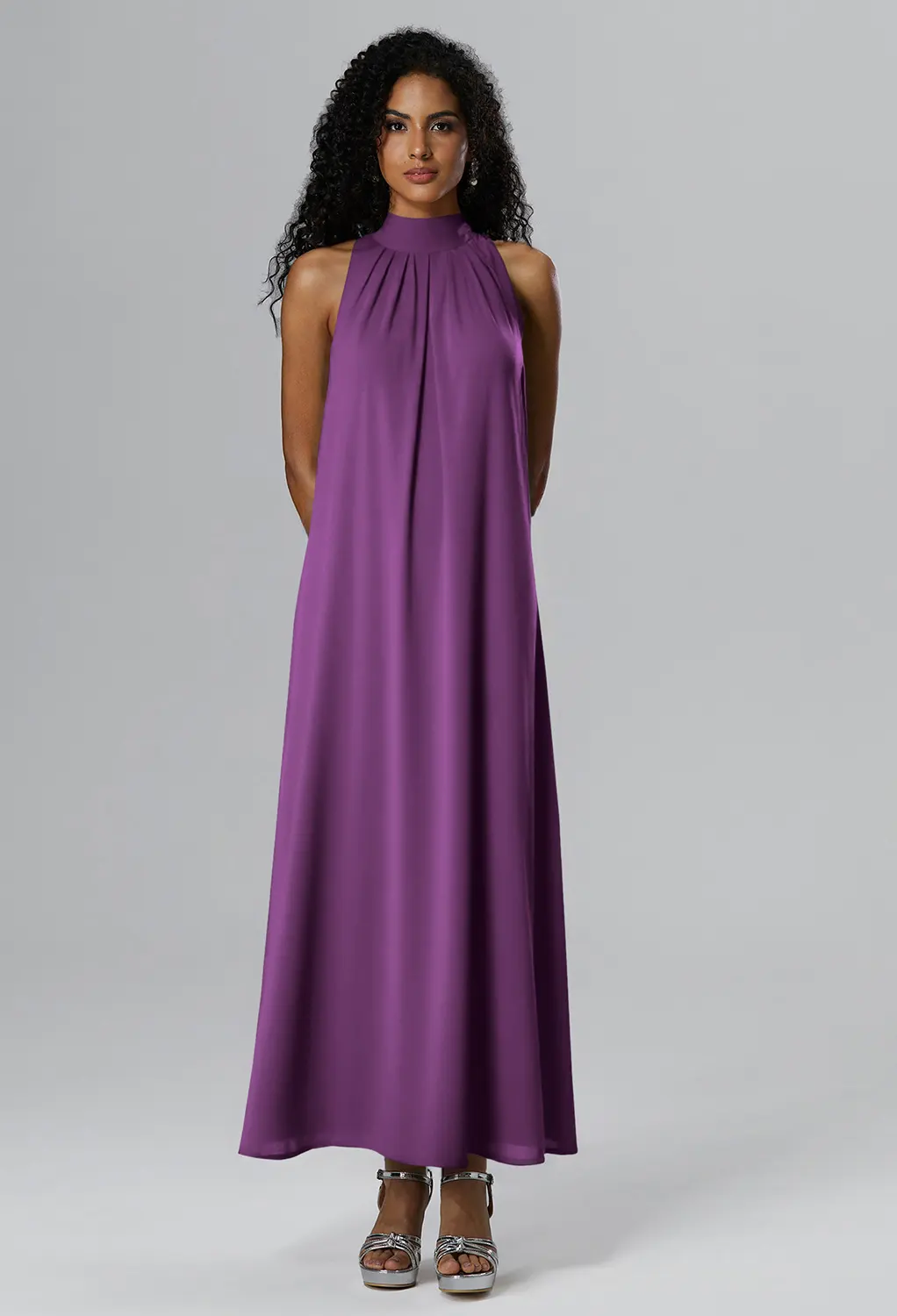 Purple Black Tie Wedding Guest Dresses | AW.Bridal