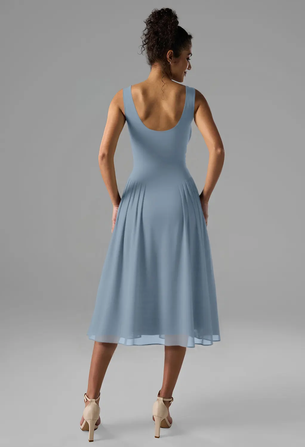 light grey short bridesmaid dresses Silver Grecian One Shoulder Short Bridesmaid Dress