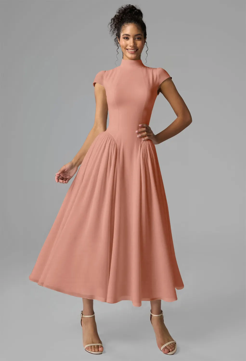 green emerald velvet dress Blush Pink A Line V Neck Lace Short Homecoming Dress PH384 main image 0