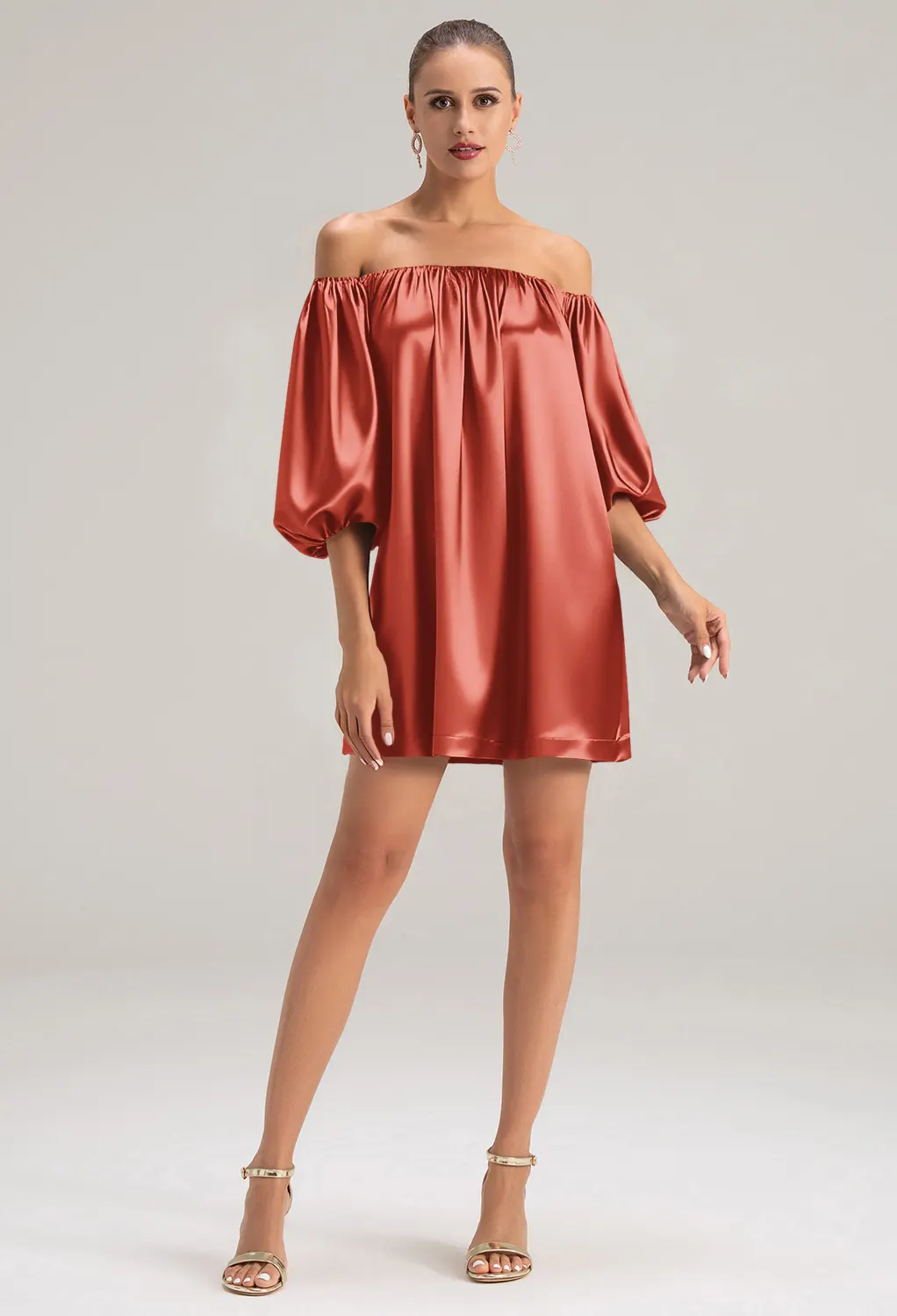 open lace back dress Burnt Orange Velvet Bridesmaid Dress Sheath Maxi V-Neck