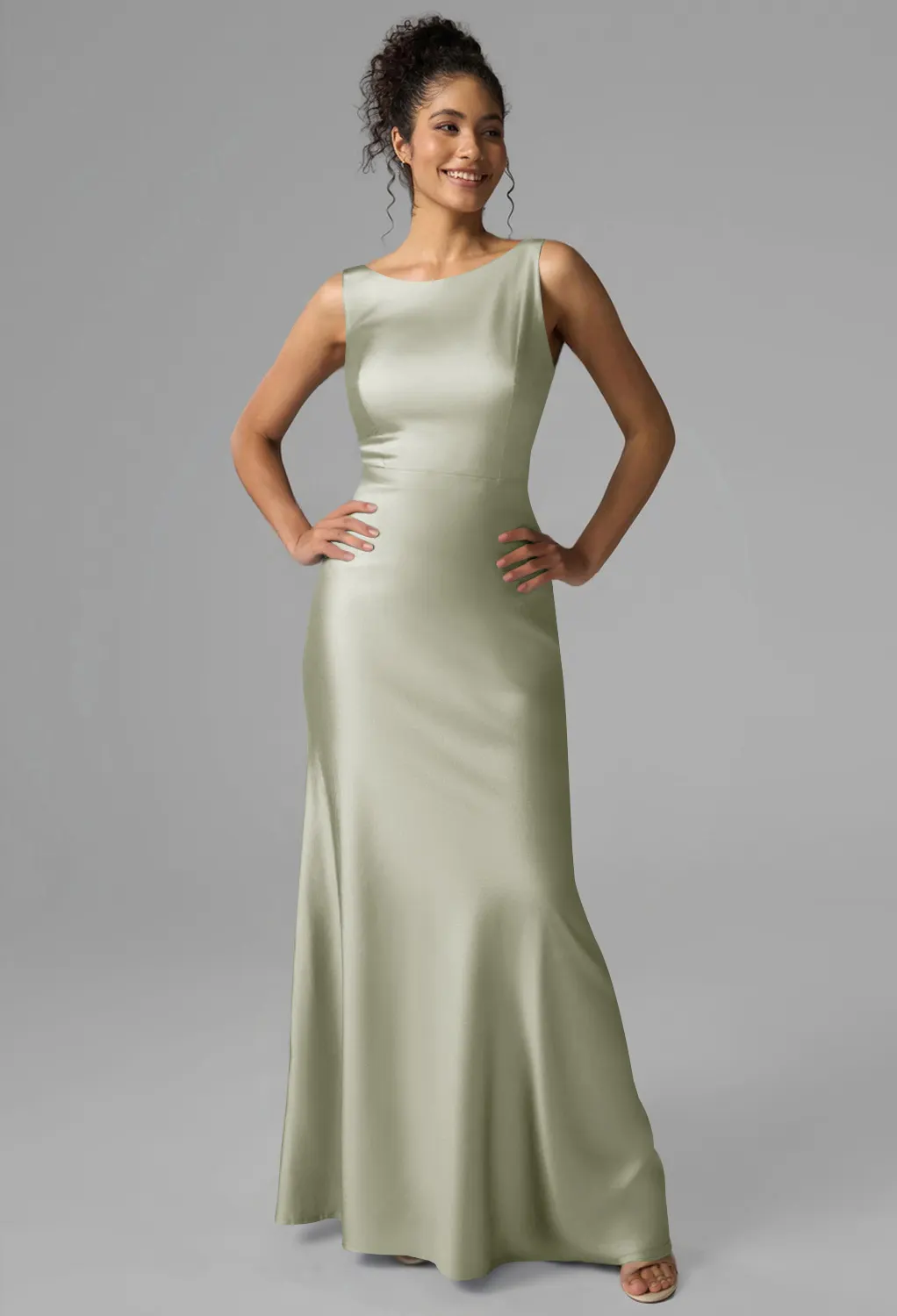 bridesmaid dresses chocolate Chocolate Sleeveless Floor Length V-Neck Bridesmaid Dresses