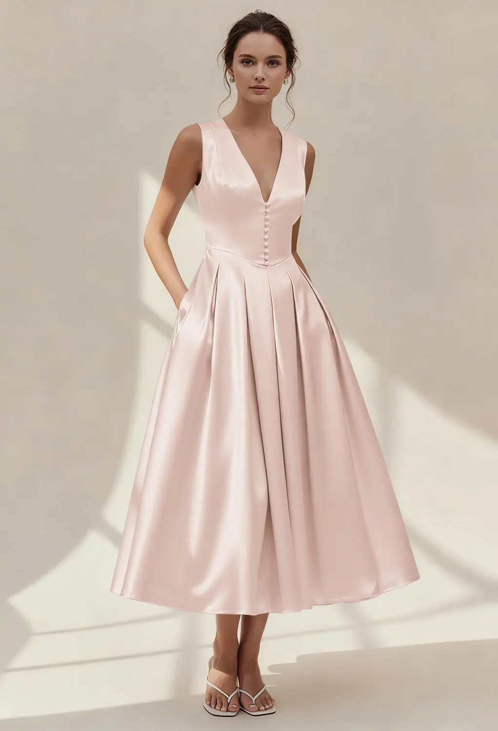 strapless open back dress Spring Blossoms Dress
