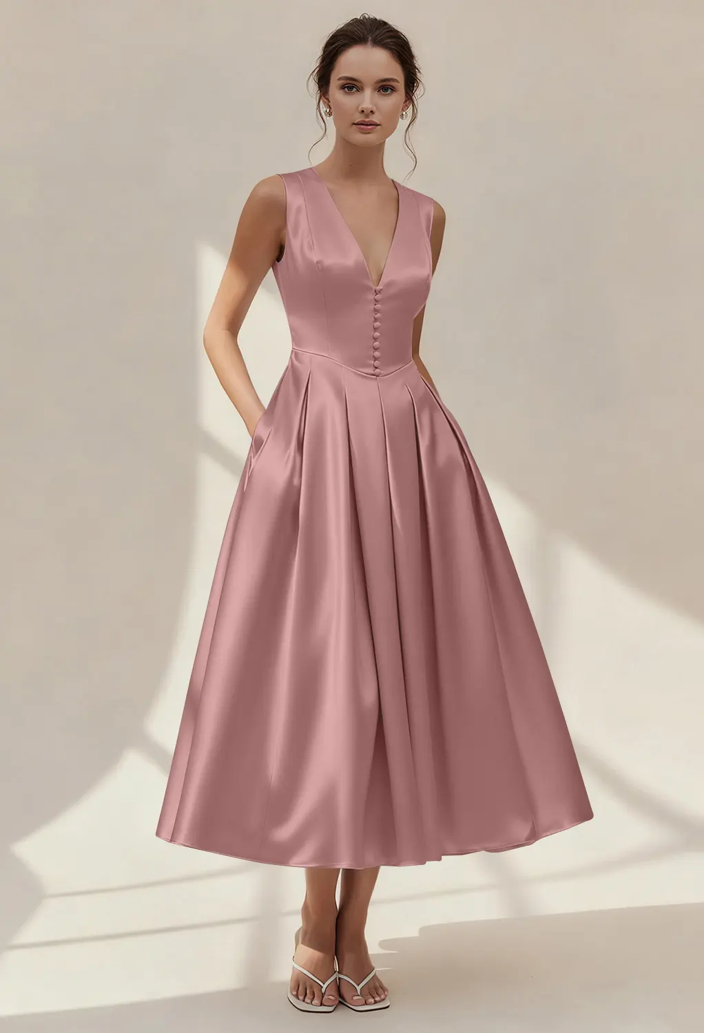 strapless brown satin dress La Femme Long Tube Prom 32300 Bronze / 00 Color:As Photo GREEN women's plaid midi dress 20 Trendy Neutral Bridesmaid Fabric has no stretch